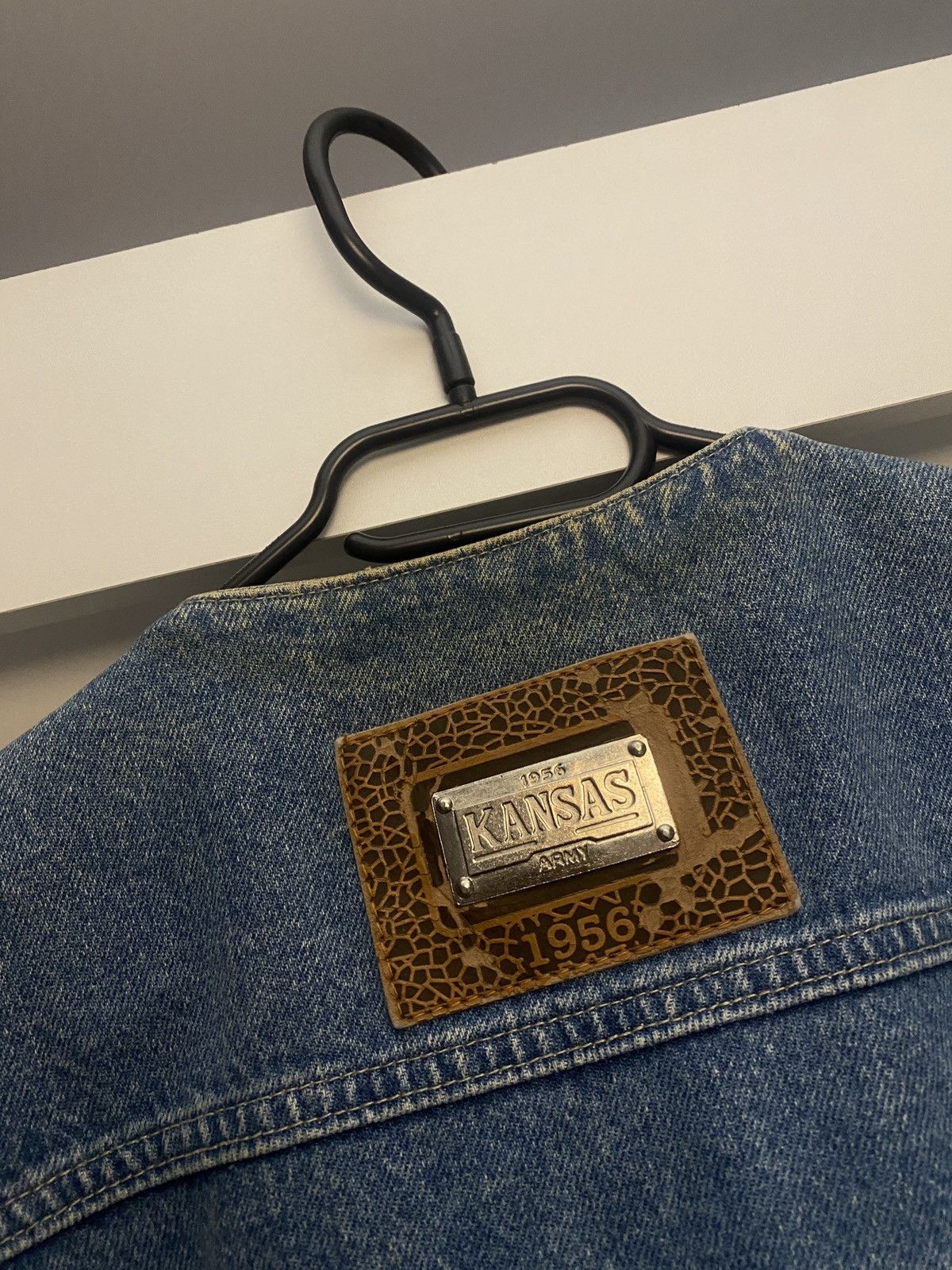 Vintage Old denim kansas oversize vest with metal claps Size US M / EU 48-50 / 2 - 10 Thumbnail