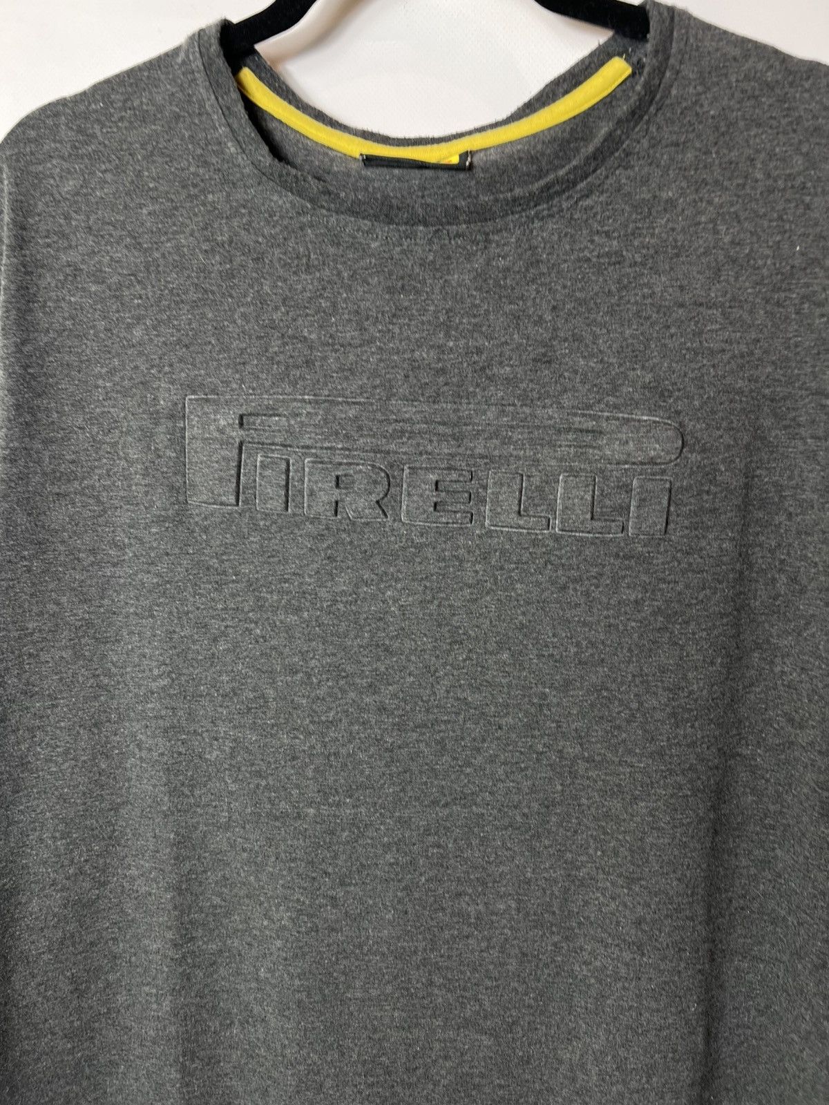Pirelli Vintage streetwear racing Formula 1 Pirelli Grey T-shirt Size US L / EU 52-54 / 3 - 3 Thumbnail