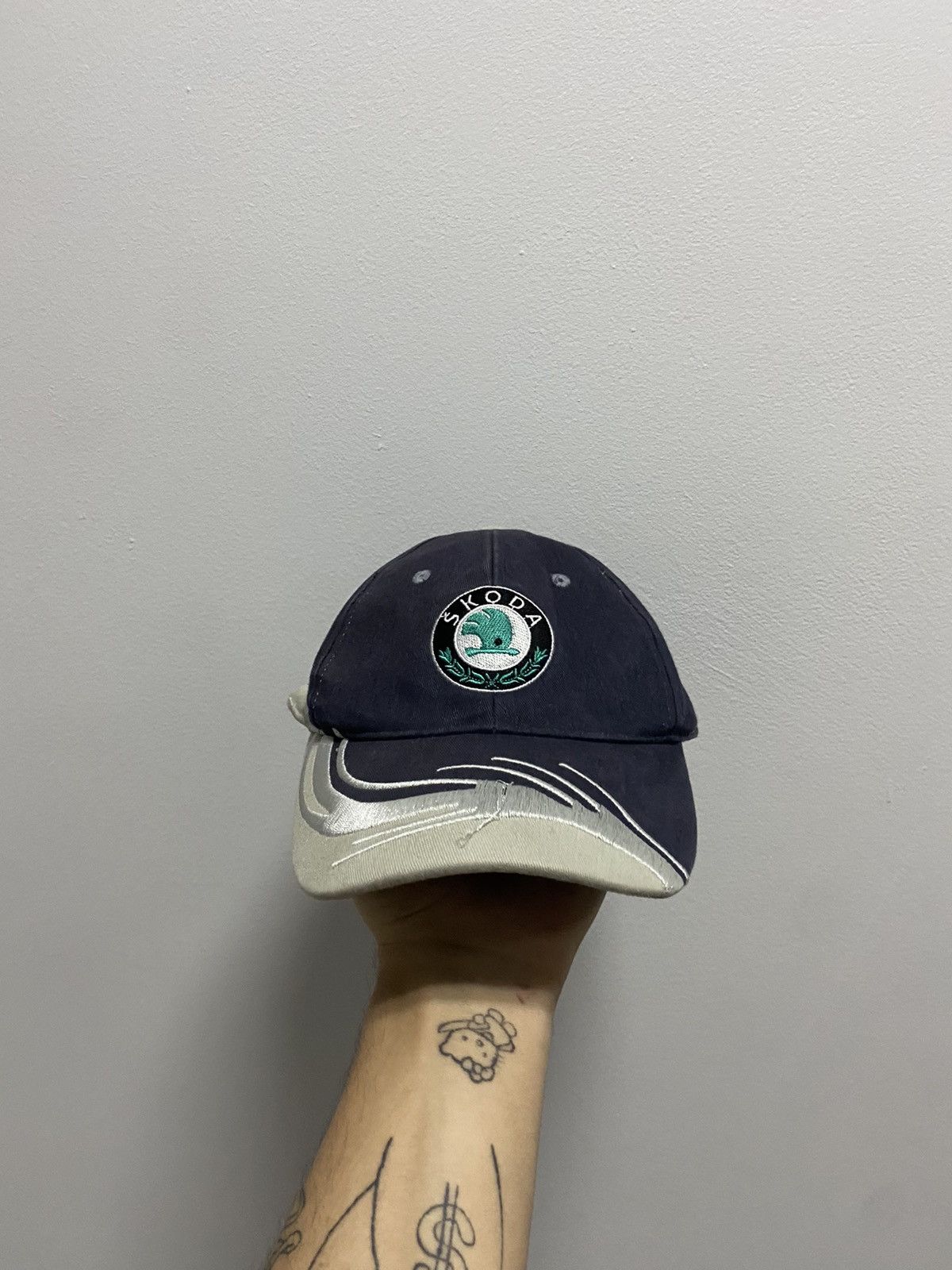Vintage Skoda Cap Vintage Center Logo Skate racing Size ONE SIZE - 5 Thumbnail