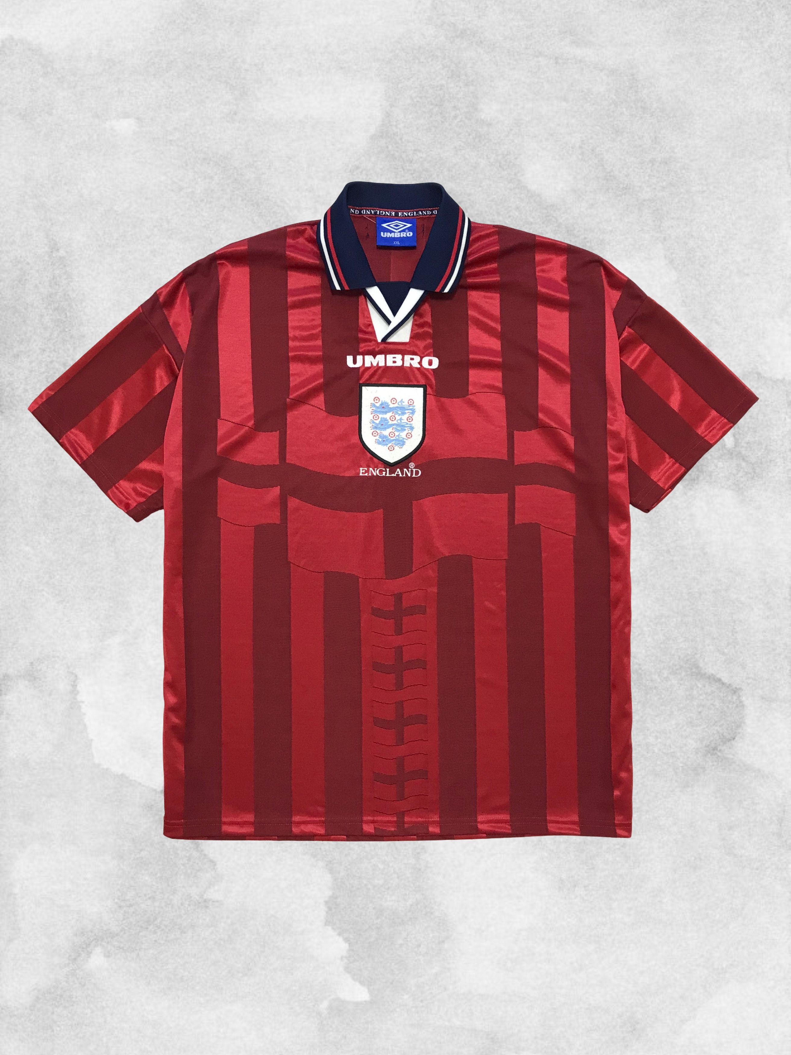 Umbro UMBRO ENGLAND 1997-1998 Vintage Jersey Soccer Football Size US XXL / EU 58 / 5 - 1 Thumbnail
