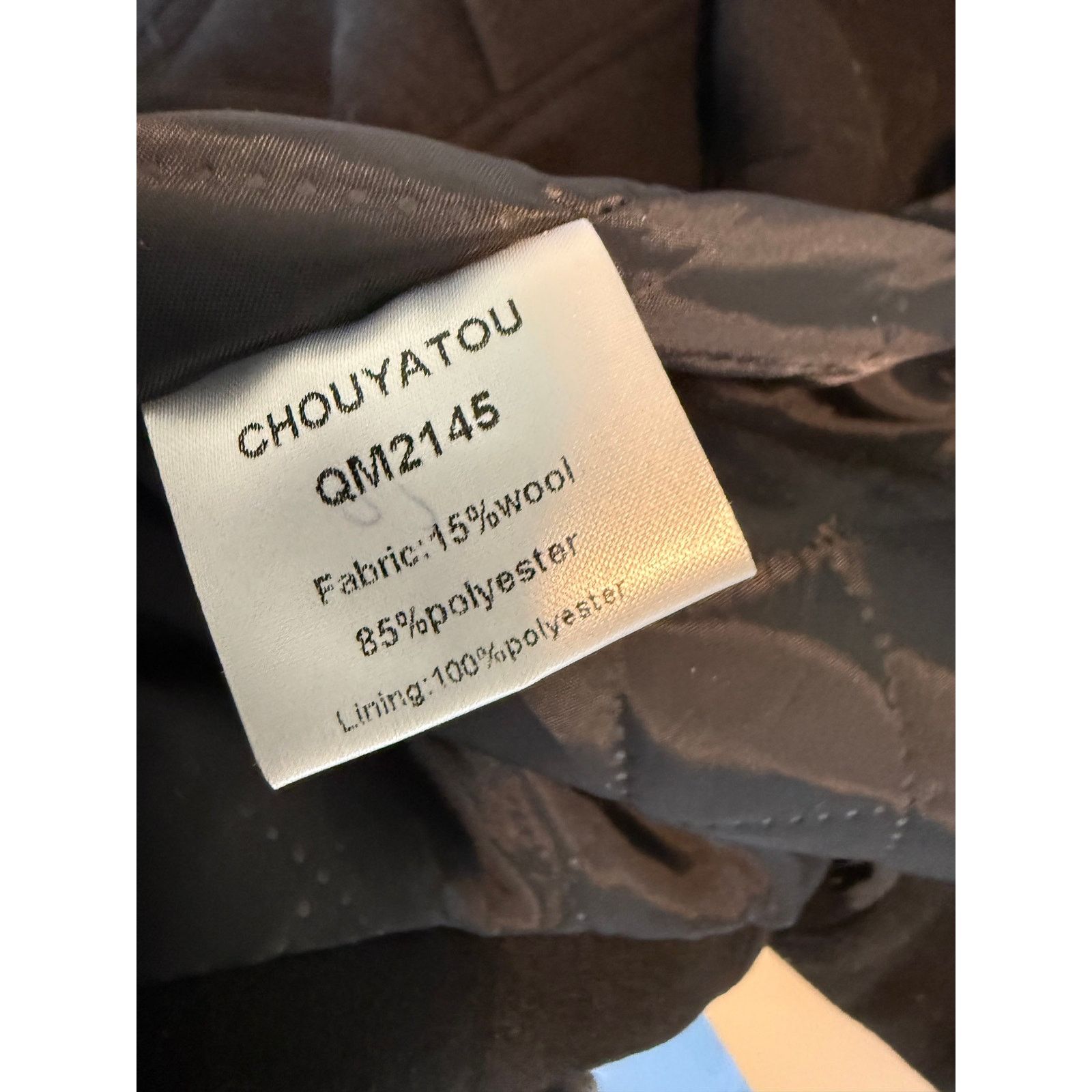 Other Chouyatou Black Wool Blend Coat Women Quilted M - F020 Size M / US 6-8 / IT 42-44 - 6 Thumbnail
