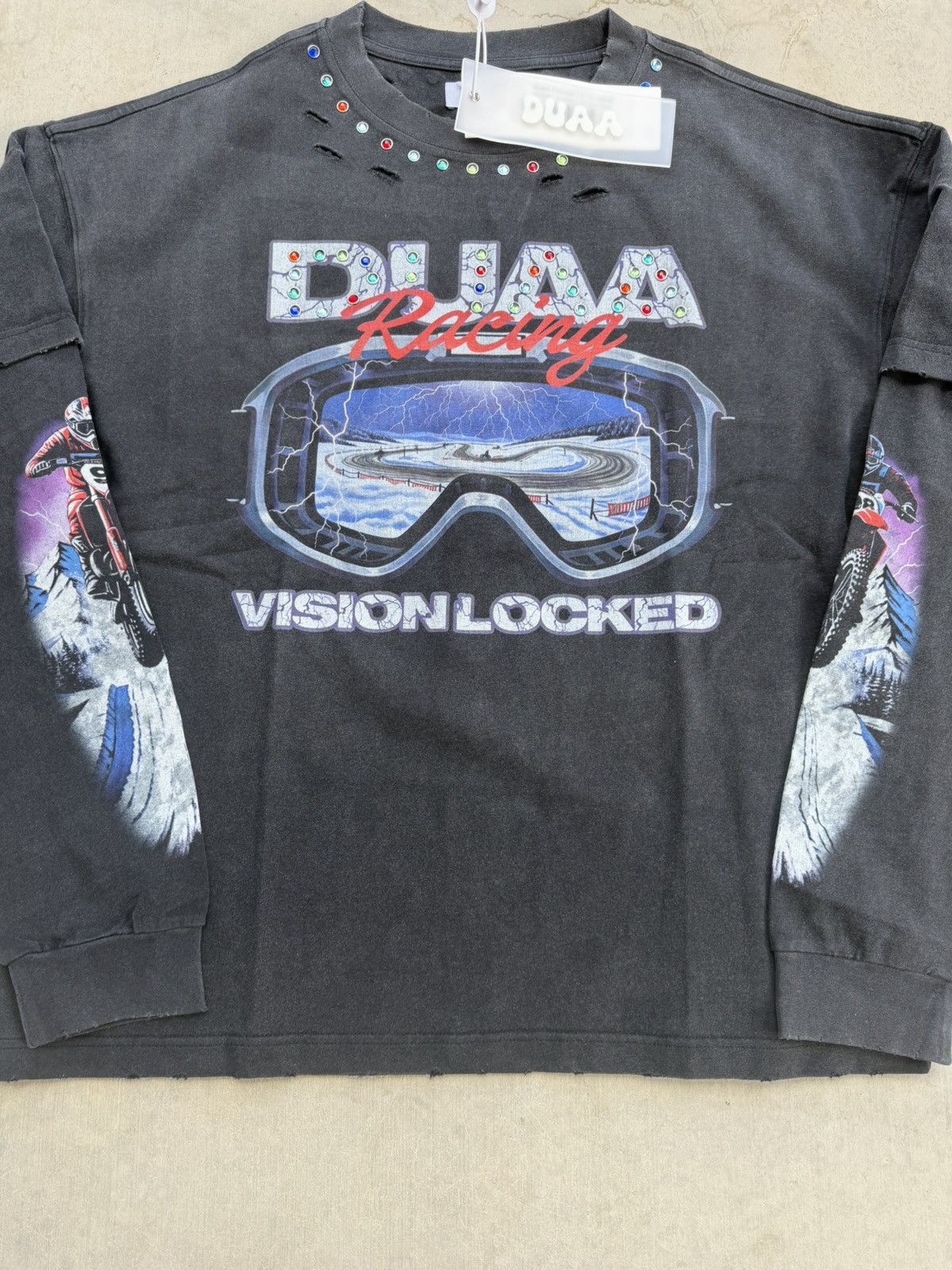 Other DUA Racing “Vision Locked” Rhinestone Long Sleeve Tee Medium Size US M / EU 48-50 / 2 - 3 Thumbnail