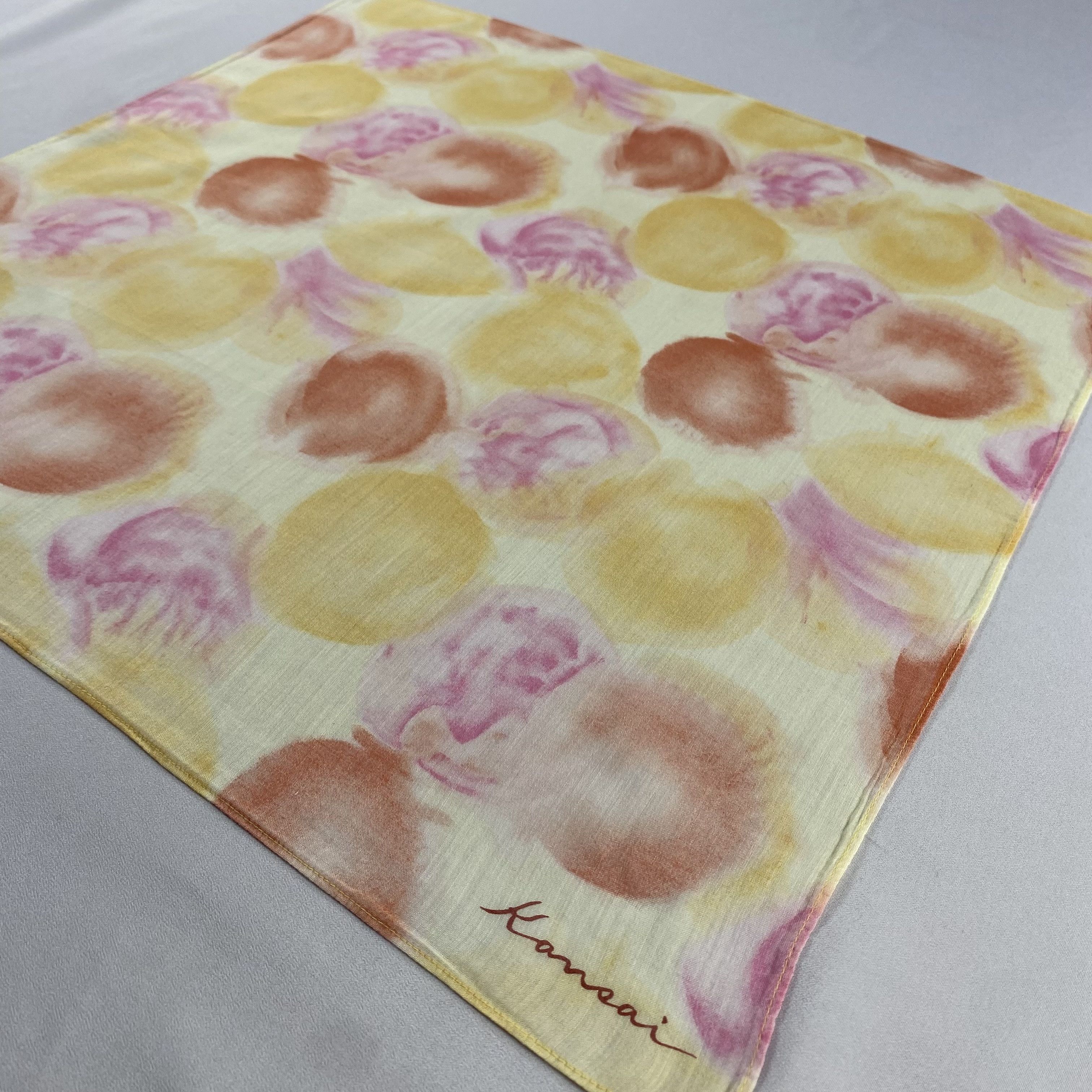 Kansai Yamamoto × Vintage Kansai Yamamoto Bandana/ Handkerchief / Neckerchief-P697 Size ONE SIZE - 2 Thumbnail
