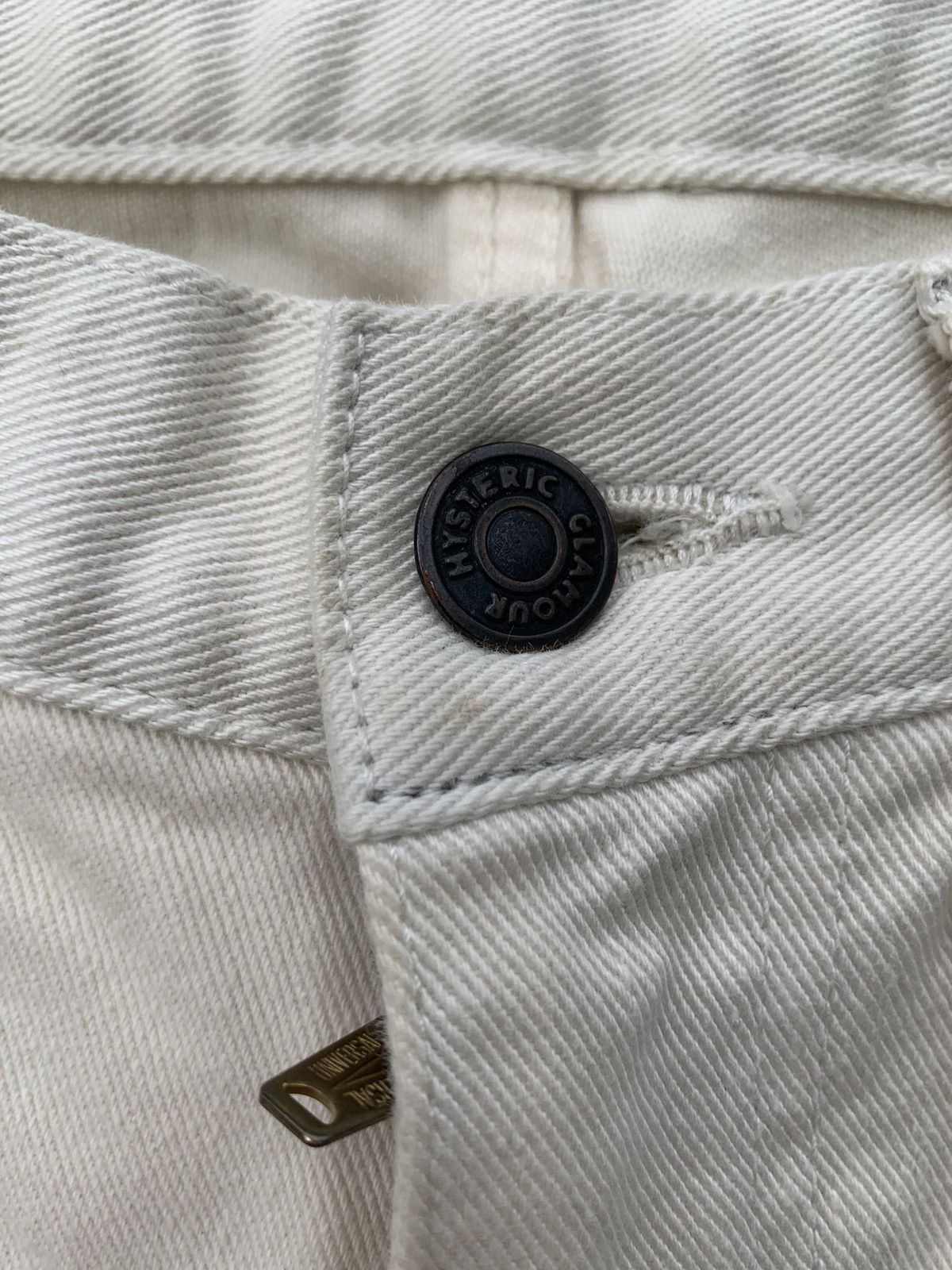 Hysteric Glamour × If Six Was Nine × Japanese Brand Hysteric Glamour White Cream Pants Size US 31 - 8 Thumbnail