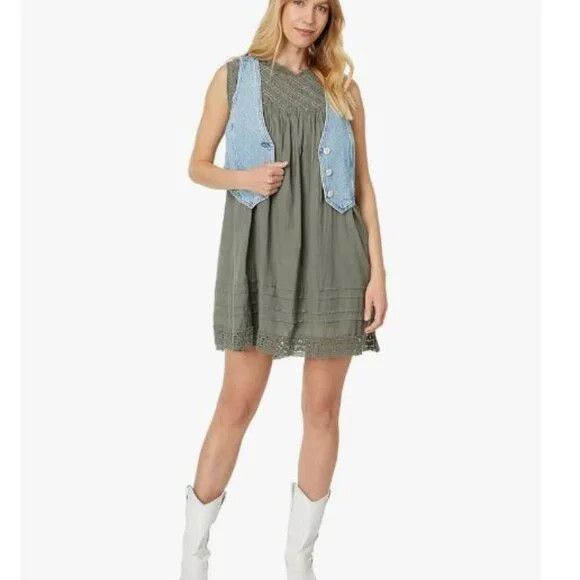 Free People Free People Shea Solid Mini Dress Size S / US 4 / IT 40 - 5 Thumbnail
