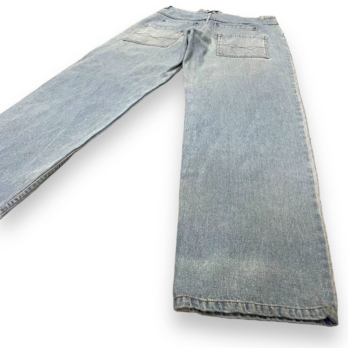 JNCO 🇯🇵 Y2K AMORE PURO "6 POCKETS" BAGGY JEANS Size US 44 / EU 60 - 7 Thumbnail