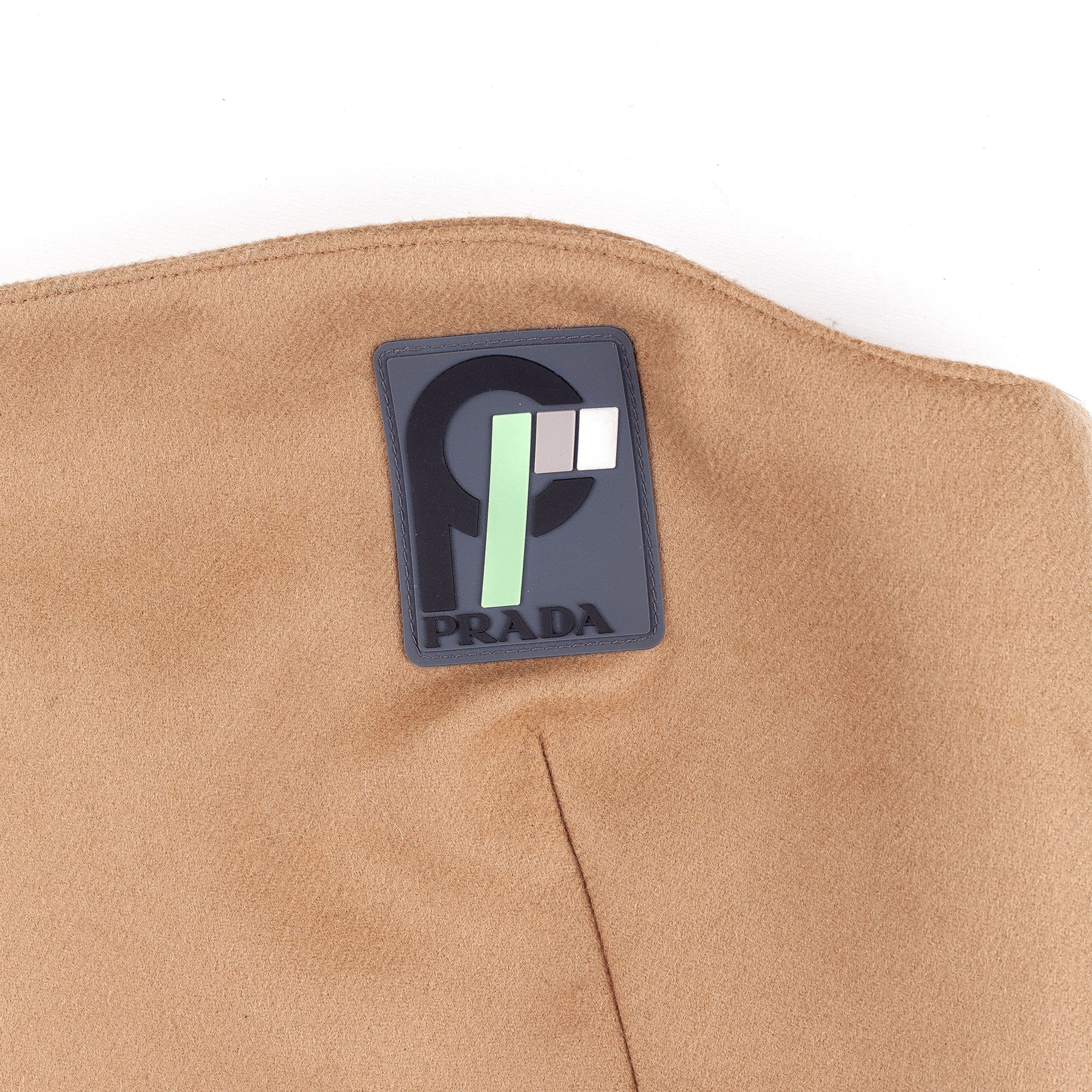 Prada Prada Brown Wool Bustier Top (L) Size L / US 10 / IT 46 - 2 Thumbnail
