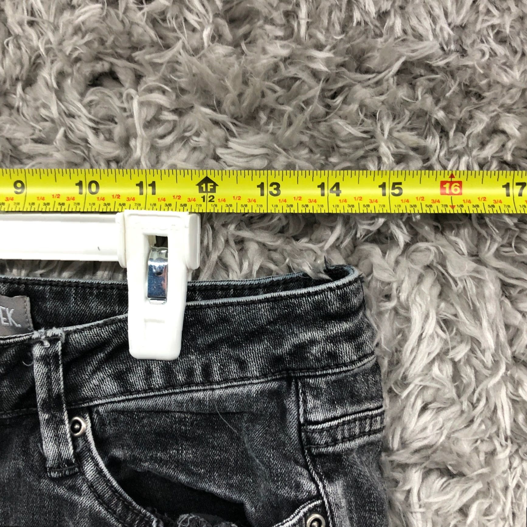 Denime Falls Creek Jeans Skinny Size 6 Womens Mid Rise Dark Wash Black Denim Size 28" / US 6 / IT 42 - 2 Thumbnail