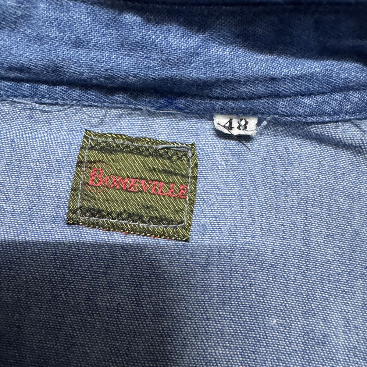 Boneville Vintage 80s Boneville Denim Shirt Oversized Mossimo Osti Size US L / EU 52-54 / 3 - 15 Thumbnail