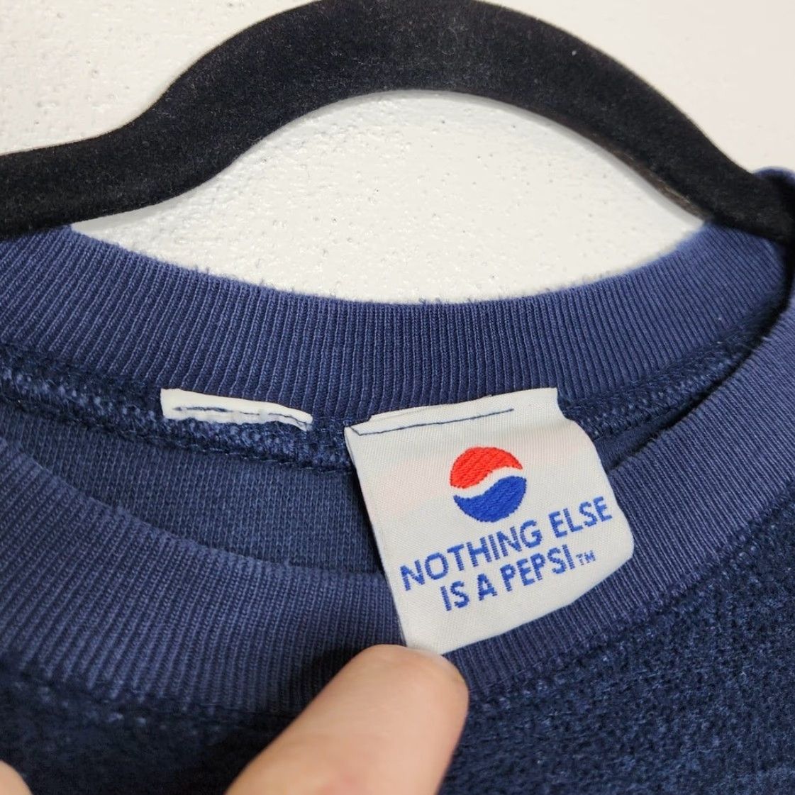 Vintage VINTAGE Pepsi Sweatshirt Fleece Spellout Crewneck Blue 90s Unisex Adults L Mens Women? Size US L / EU 52-54 / 3 - 3 Thumbnail