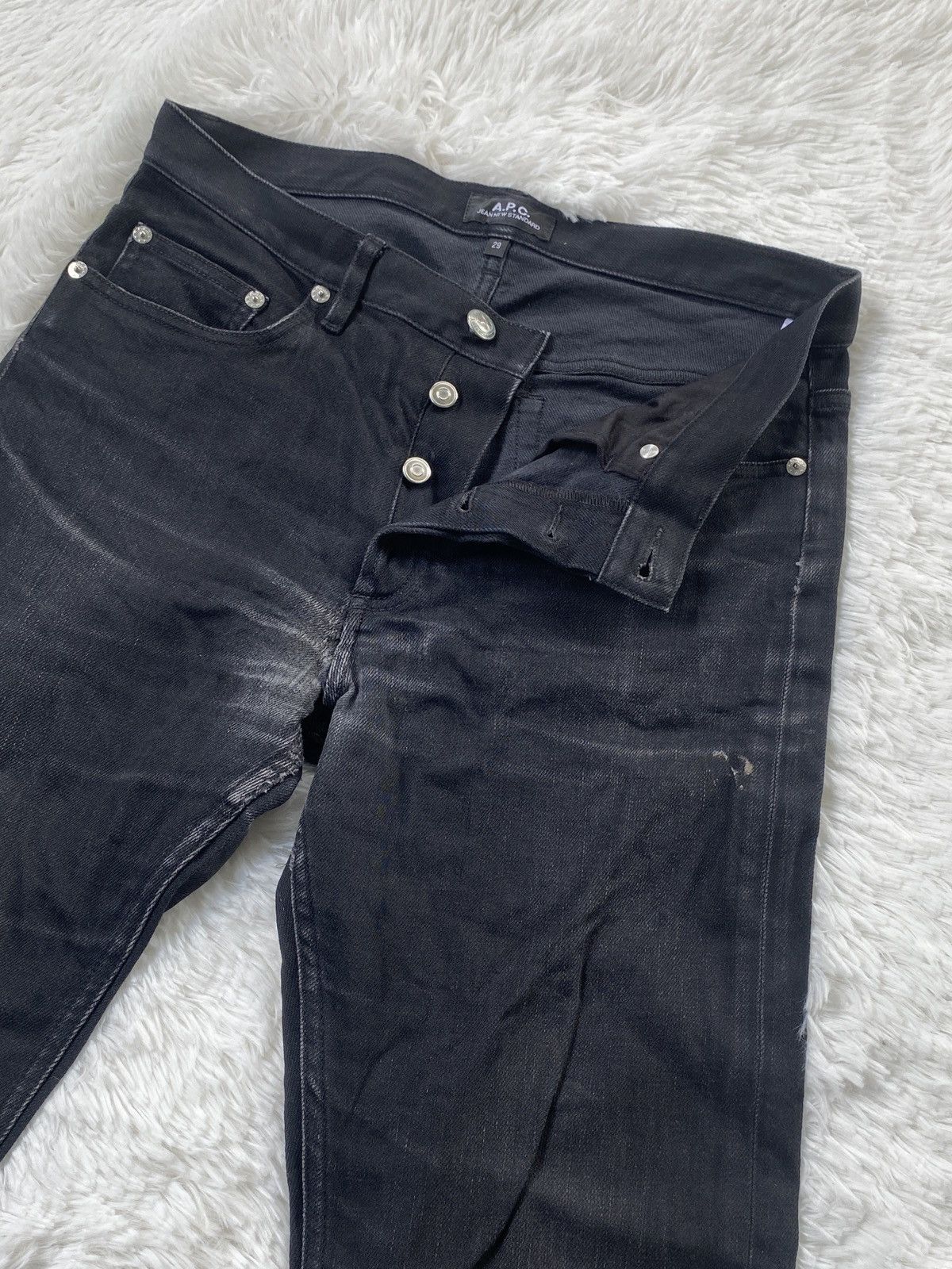 A.P.C. 🔥Binding now🔥A.P.C Black Jeans new standard distressed Size 30" / US 8 / IT 44 - 7 Thumbnail