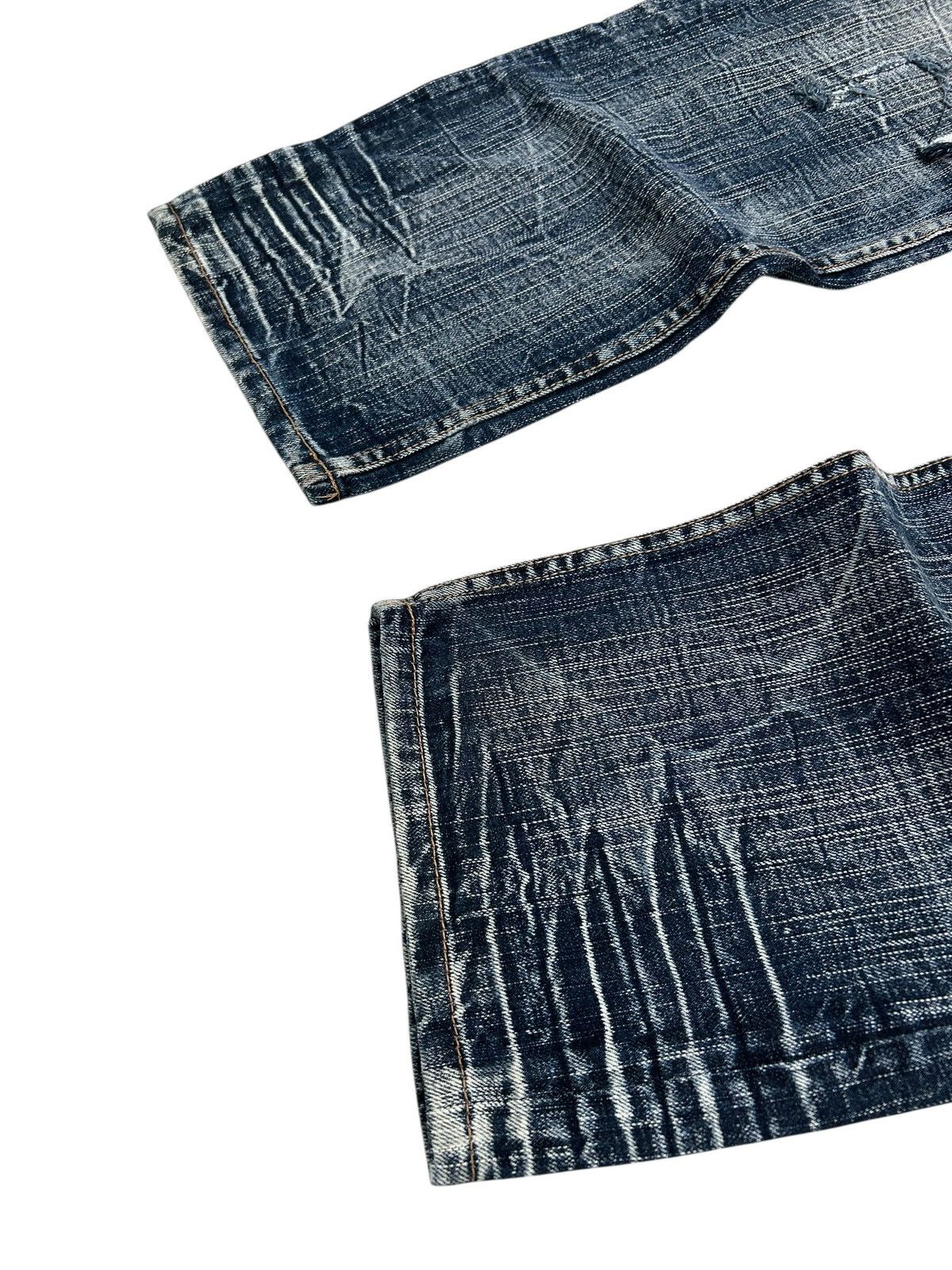 20471120 Sorridere Whisker Washed Distressed Texture Midnight Rebel Size US 33 - 4 Thumbnail