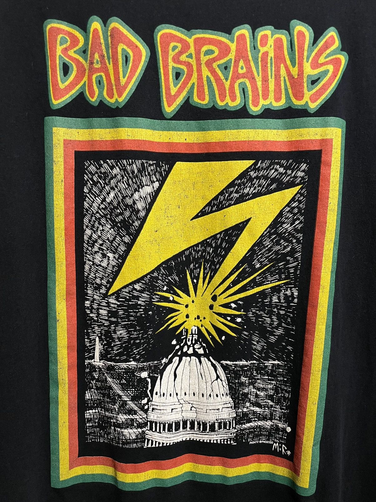 Band Tees Vintage 00s Bad Brains Capitol Punk Rock Band T-Shirt Size US XL / EU 56 / 4 - 5 Thumbnail