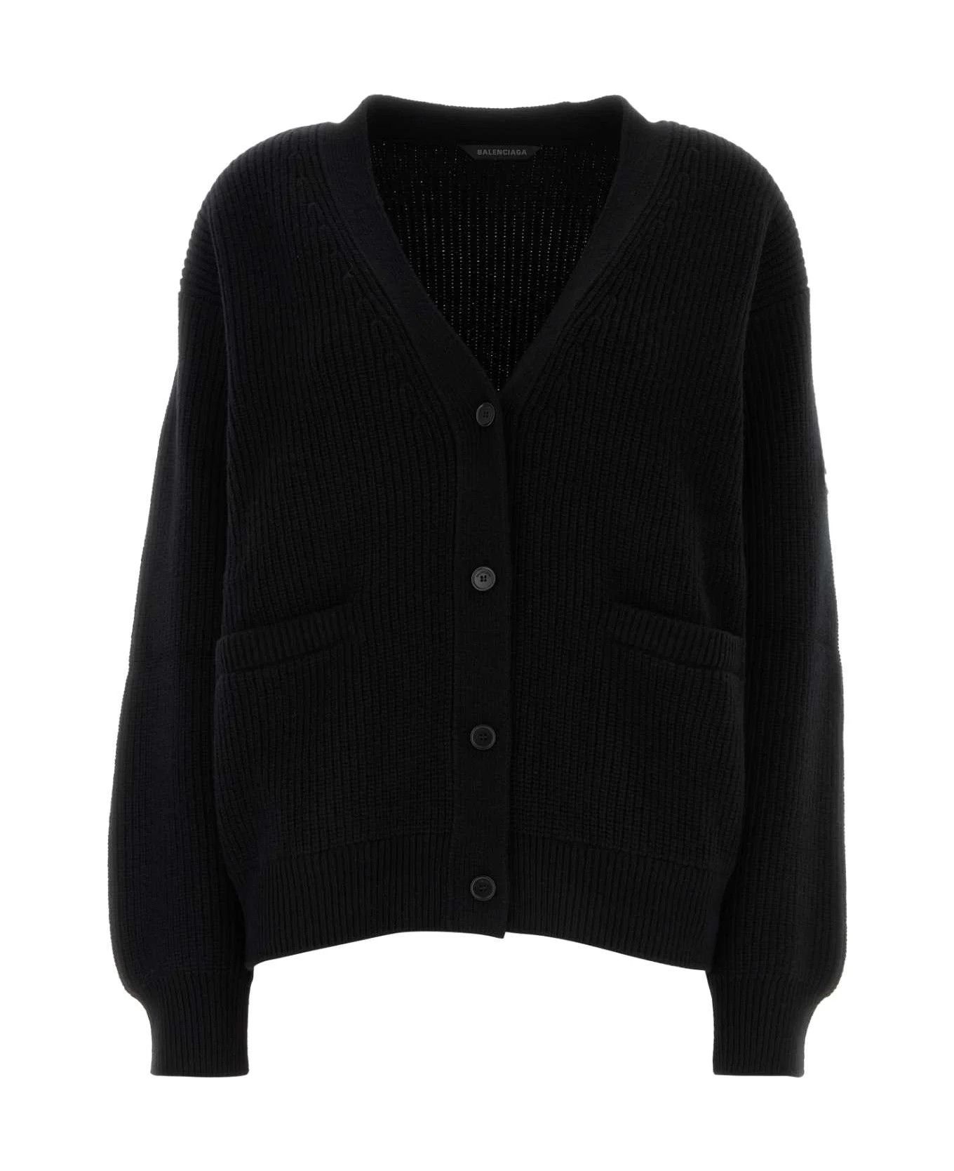 Balenciaga o1bcso1str0326 Cardigan in Black Size US S / EU 44-46 / 1 - 1 Thumbnail