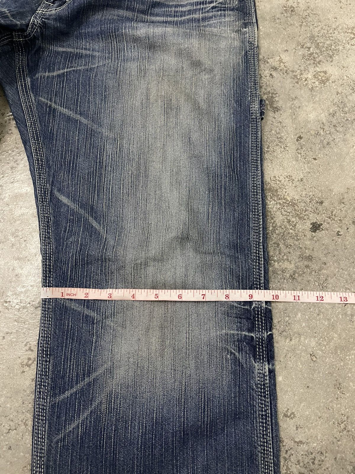 Edwin Edwin 503 Blue Trip Buckle Back Denim Size US 34 / EU 50 - 19 Thumbnail