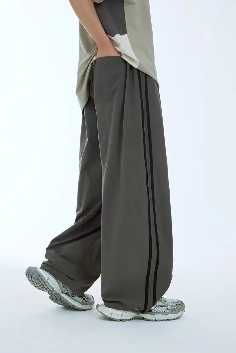 Designer × Japanese Brand Vintage Streetwear Japanese Design Loose Casual Pants Size US 32 / EU 48 - 2 Thumbnail