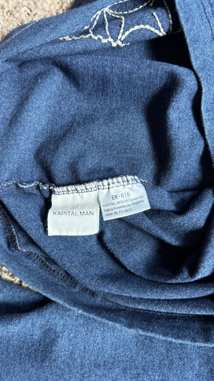 Kapital Kapital Boro/Sashiko Thunder Sweatshirt Size US M / EU 48-50 / 2 - 6 Thumbnail
