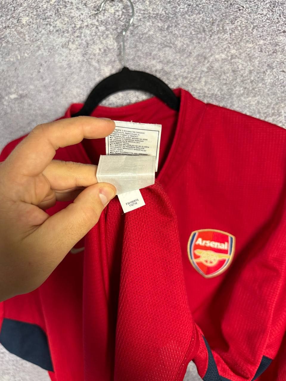 Nike × Vintage Vintage Arsenal Nike Pre Match Training Jersey Large Size US L / EU 52-54 / 3 - 10 Thumbnail
