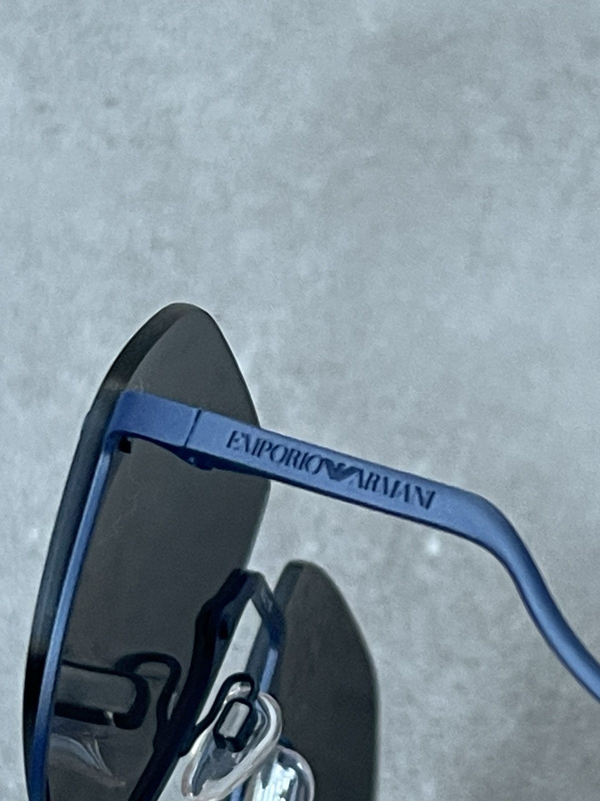 Emporio Armani Emporio Armani EA2137 3018/55 Blue Aviator Sunglasses Size ONE SIZE - 13 Thumbnail