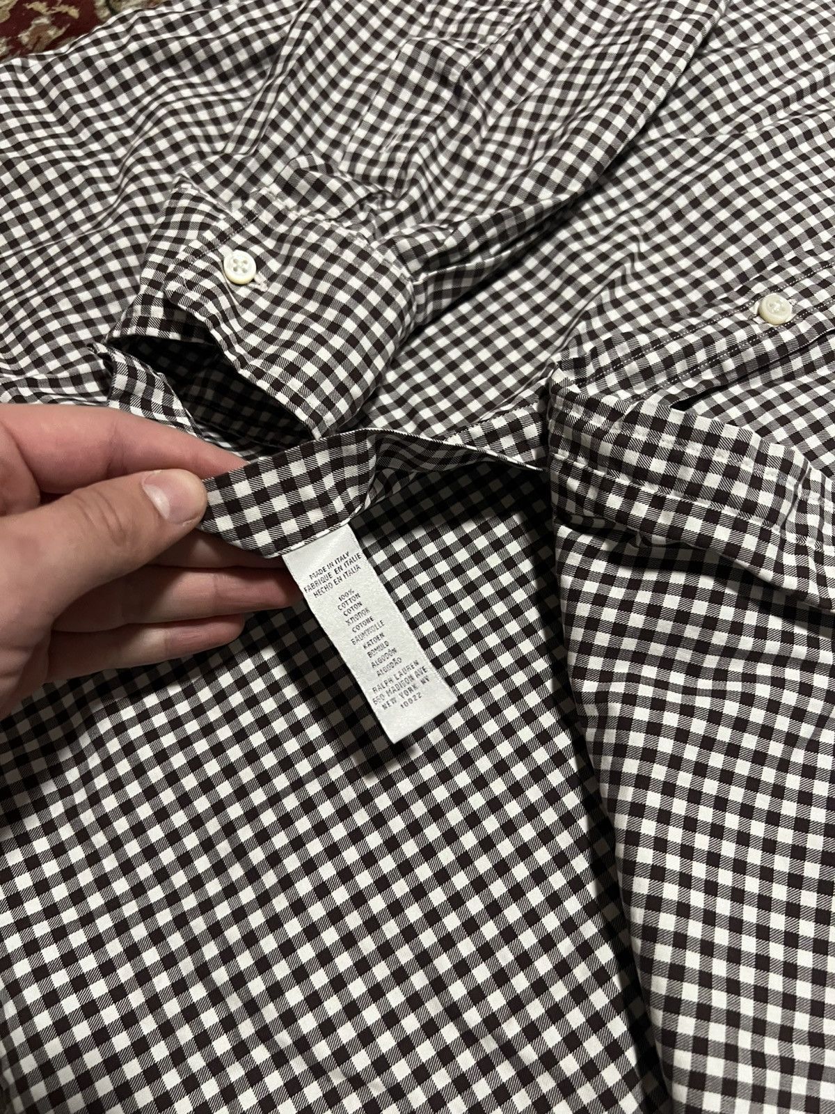 Ralph Lauren Ralph Lauren Purple Laber Italy Luxury Shirt Hype Rare Stree Size US XL / EU 56 / 4 - 10 Thumbnail