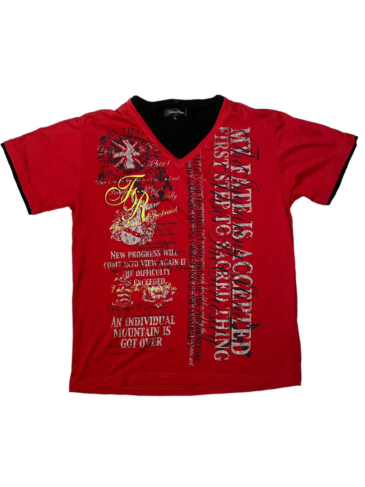 Hysteric Glamour 2000's Timestep Double Layer Poem Tribal Shirt Size US M / EU 48-50 / 2 - 1 Thumbnail