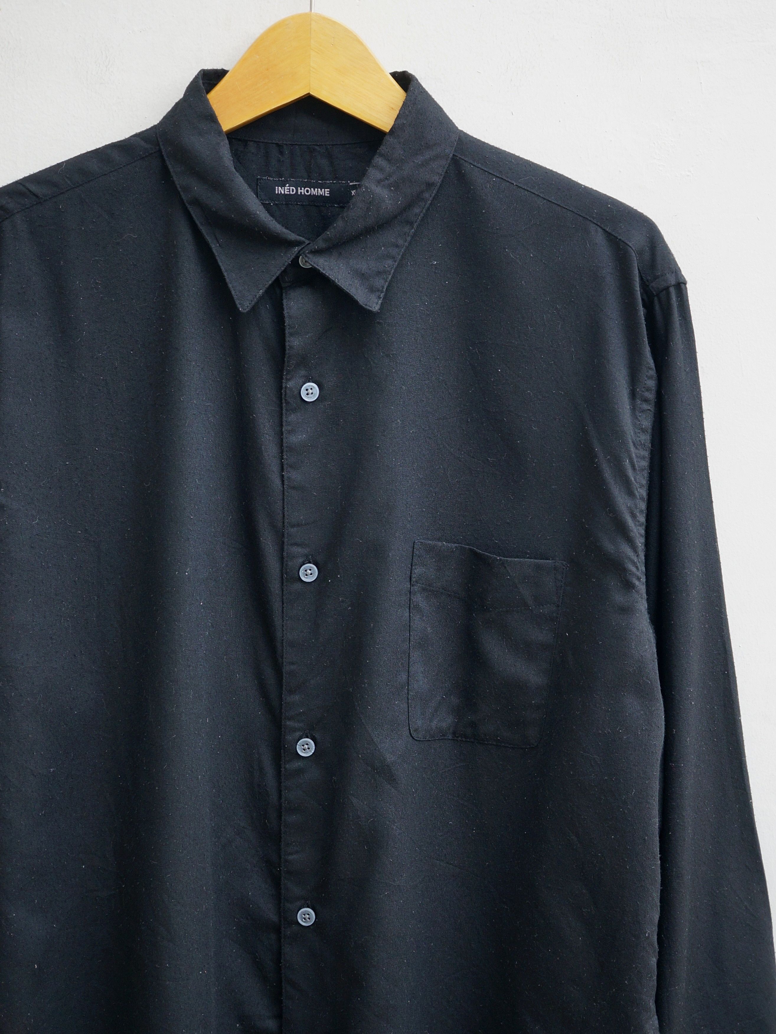 Japanese Brand × Yohji Yamamoto Yohji Yamamoto Ined Homme Longsleeve Shirt Size US XL / EU 56 / 4 - 2 Thumbnail