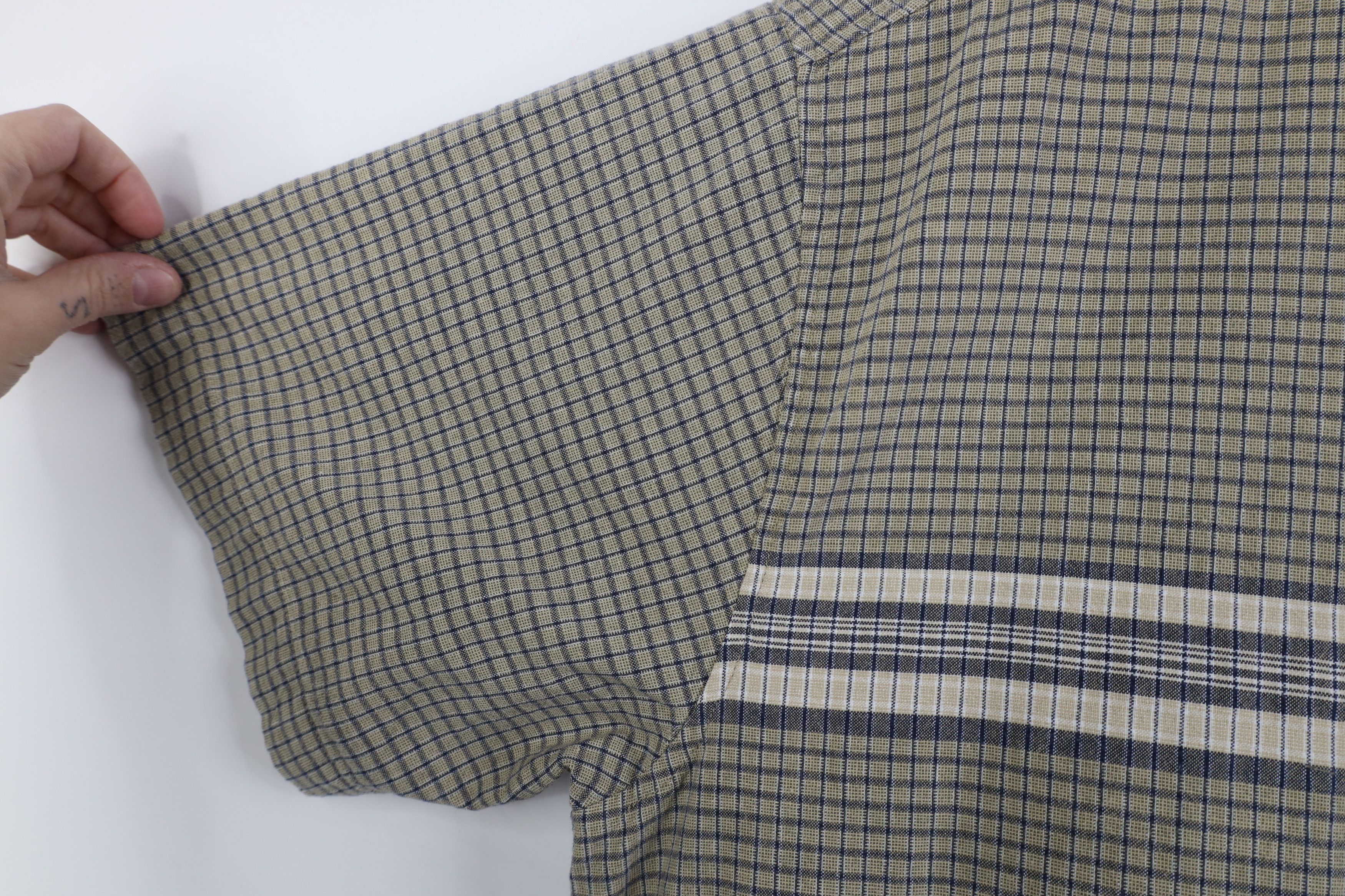 Vintage Vintage 90s Streetwear Striped Short Sleeve Button Shirt Size US XL / EU 56 / 4 - 7 Thumbnail