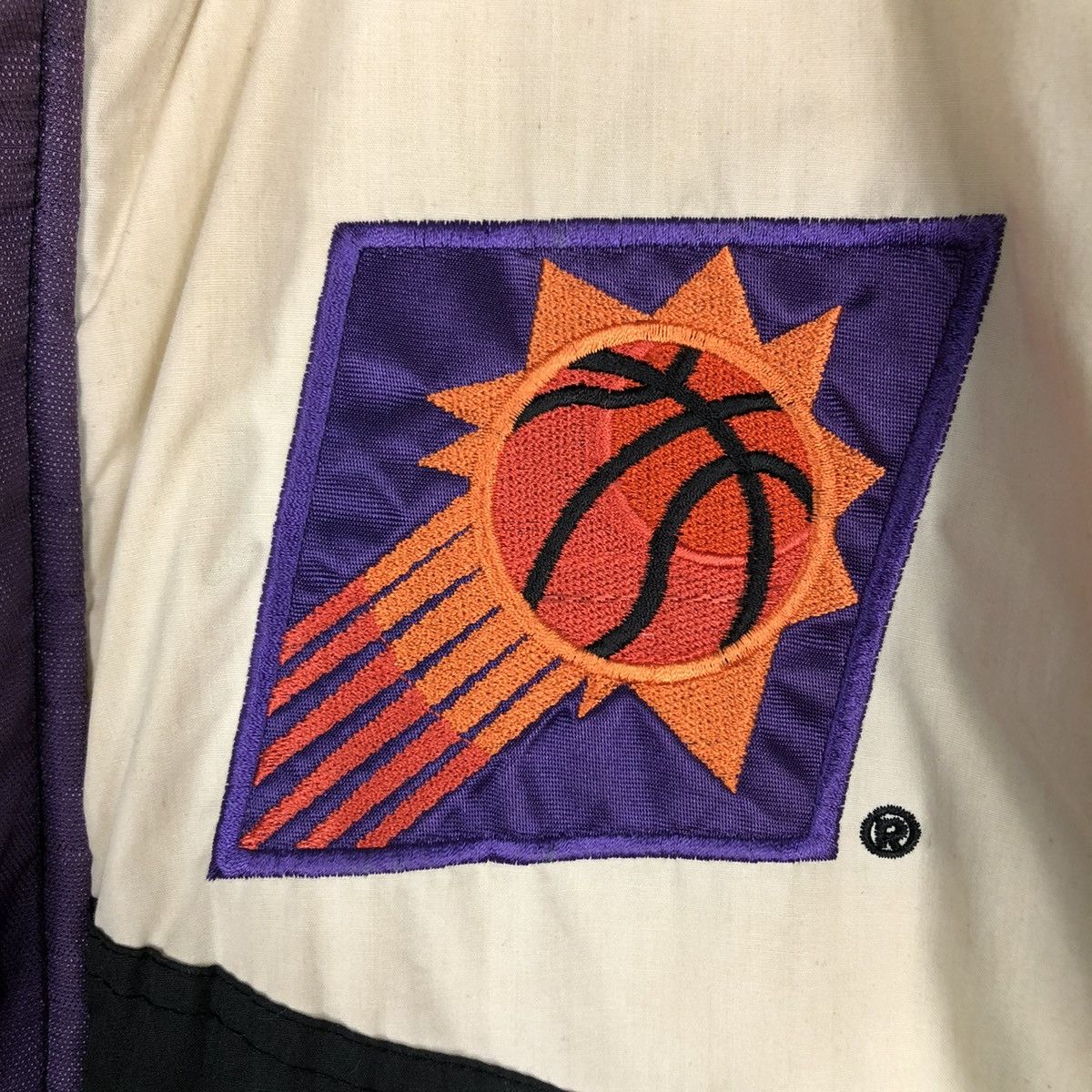 NBA 🔥VINTAGE PHOENIX SUNS STARTER BOMBER JACKET BIG LOGO Size US L / EU 52-54 / 3 - 21 Thumbnail
