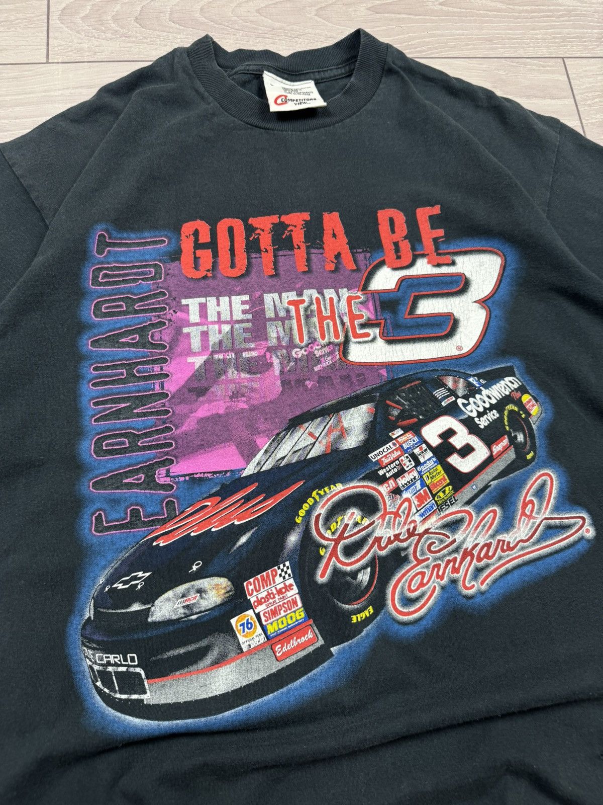 NASCAR Vintage 90’s T Shirt Dale Earnhardt Gotta Be The Man Size US L / EU 52-54 / 3 - 5 Thumbnail