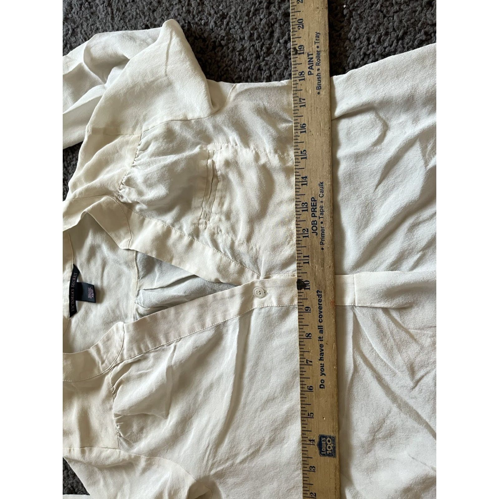Victoria's Secret VINTAGE Victoria's Secret Blouse Shirt Women XS White Cream 100% Cotton Long Sleeve Boho Style Shirt Womens XS Modern Classic Size XS / US 0-2 / IT 36-38 - 4 Thumbnail