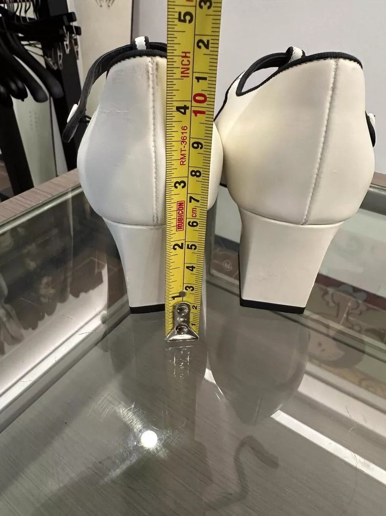 Celine Celine Retro Logo Mary Jane Shoes 5.5cm Heels Size US 7.5 / EU 40-41 - 5 Thumbnail