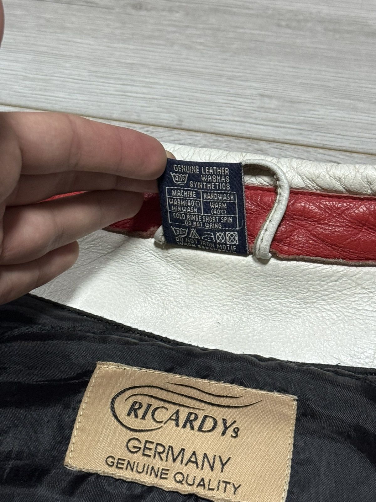 Vintage Lucky Strike leather racing protection jacket big logo Size US XXL / EU 58 / 5 - 15 Thumbnail