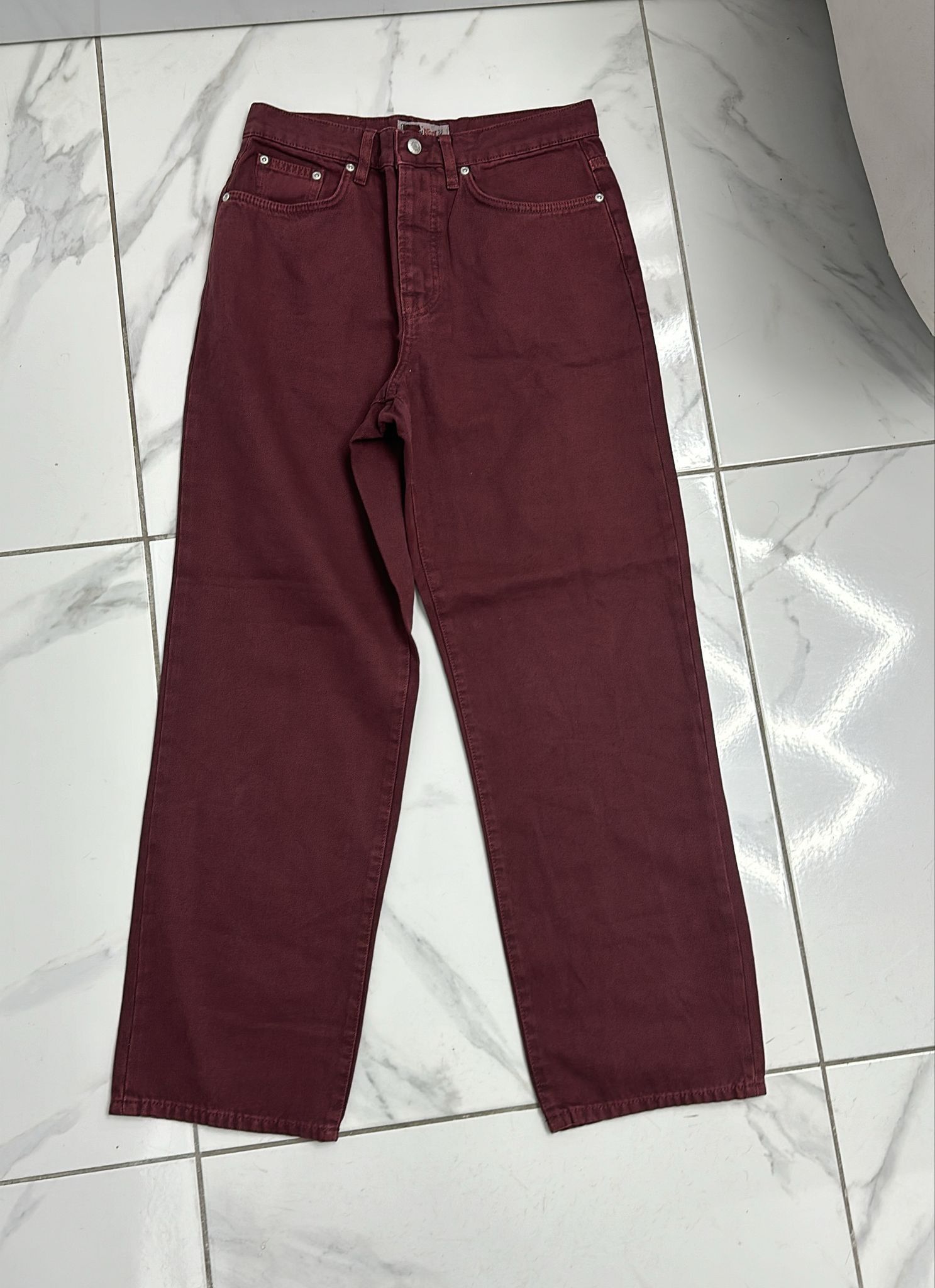 Stussy Stussy Big Ol Jean Wine Size 28 Size US 28 / EU 44 - 2 Thumbnail