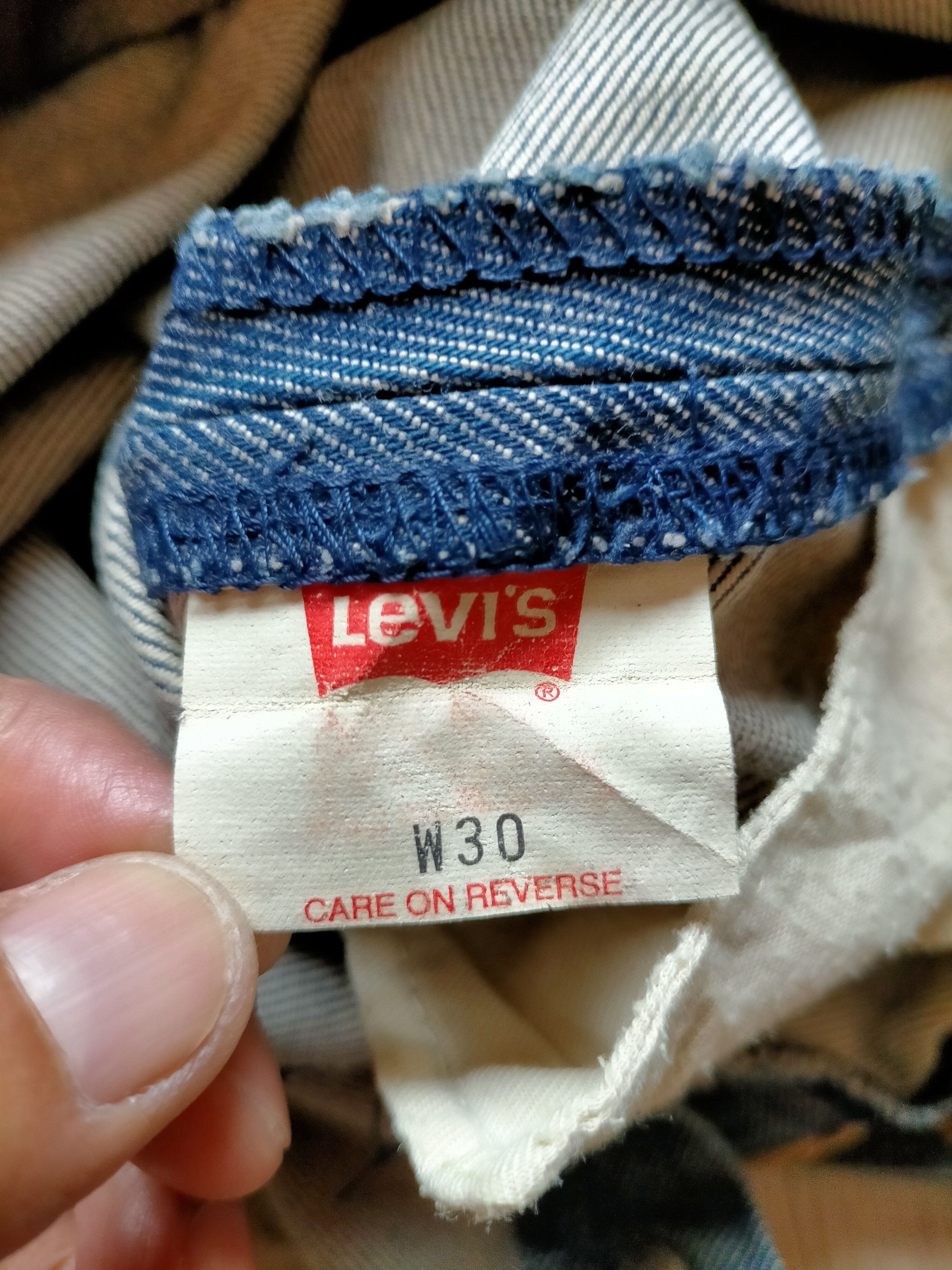 Levi's Vintage Levis Engineering single pocket Jeans Size US 31 - 18 Thumbnail