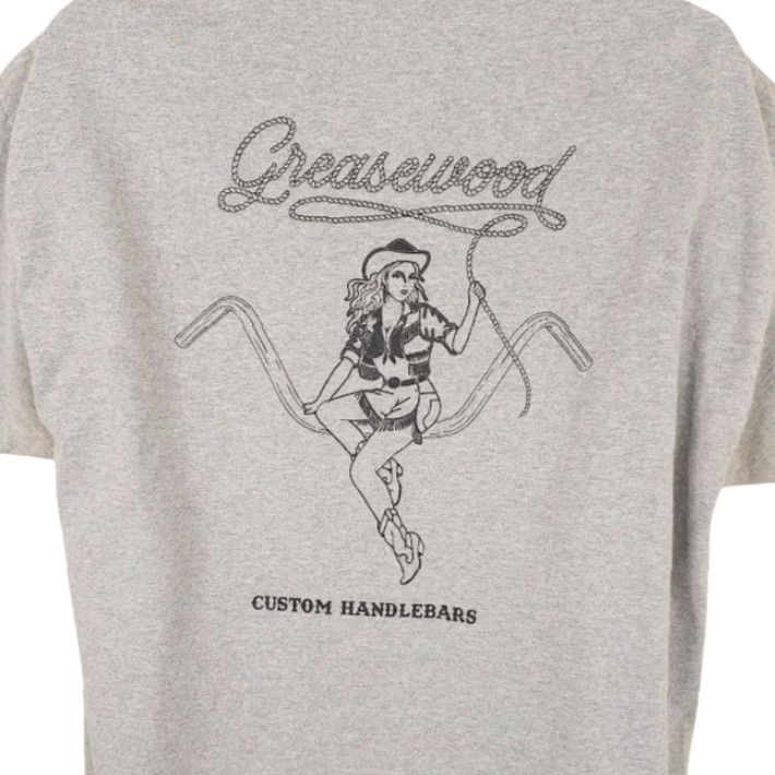 Hanes Hanes Greasewood Custom Handlebars T Shirt Mens XL Gray Biker Las Vegas Mens T-Shirt Crew Neck Short Sleeve Cotton Size US XL / EU 56 / 4 - 2 Thumbnail