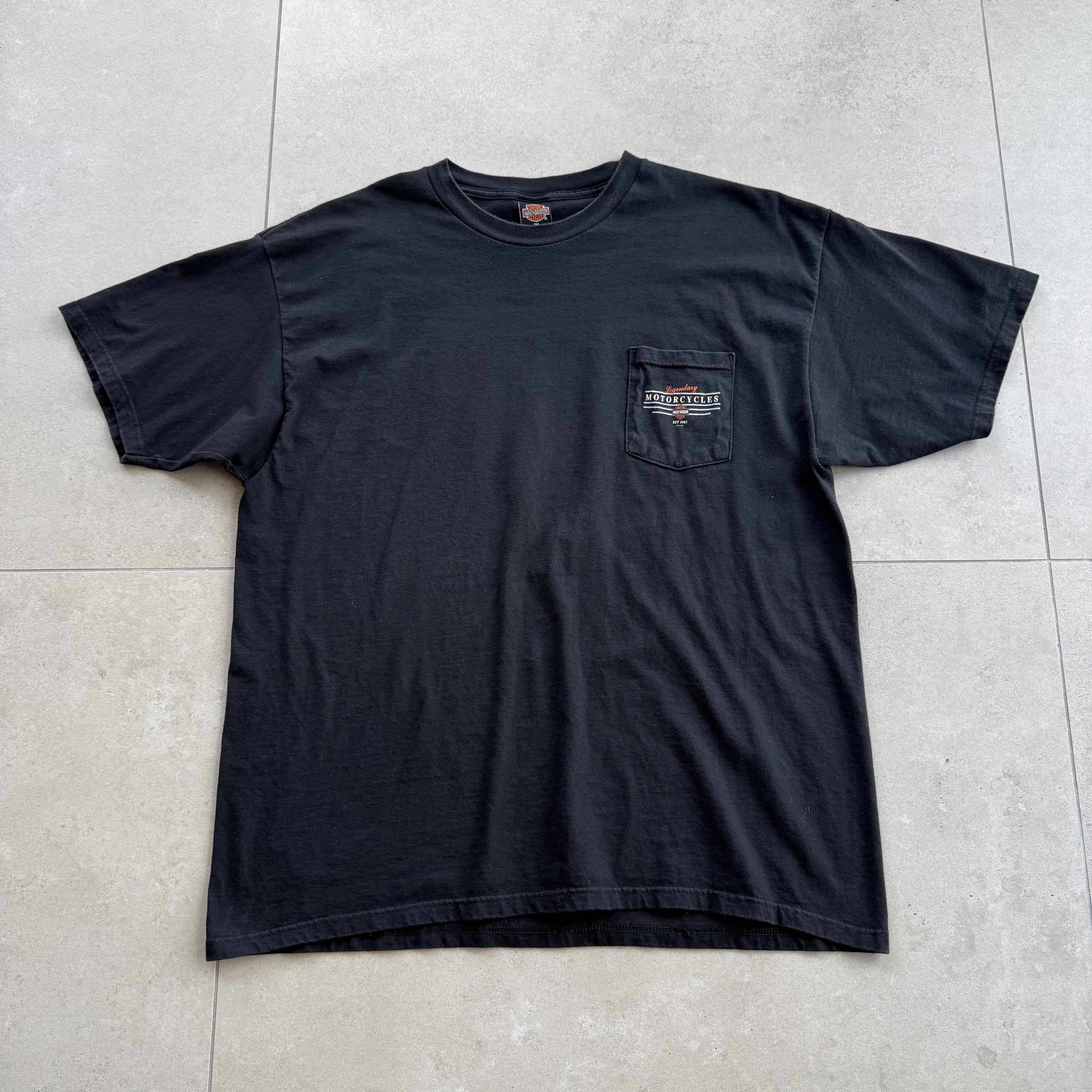 Harley Davidson Vintage Y2K Jamestown California Harley Davidson T Shirt Size US XXL / EU 58 / 5 - 3 Thumbnail