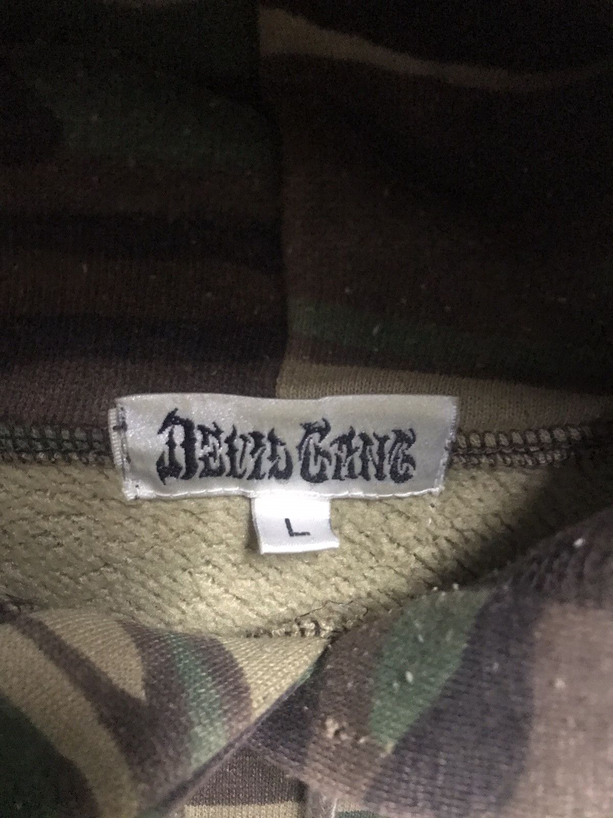 Rap Tees × Vintage Vintage DEVIL GANG - CAMOUFLAGE Hoodies Size US L / EU 52-54 / 3 - 5 Thumbnail