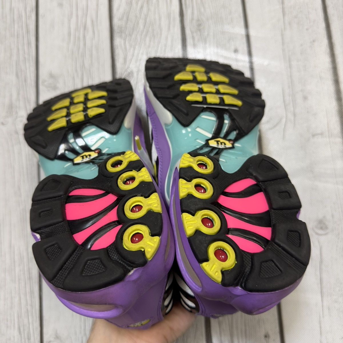 Nike Air Max Plus GS “Bright Violet Multi” 2019 Size US 7 / EU 40 - 5 Thumbnail