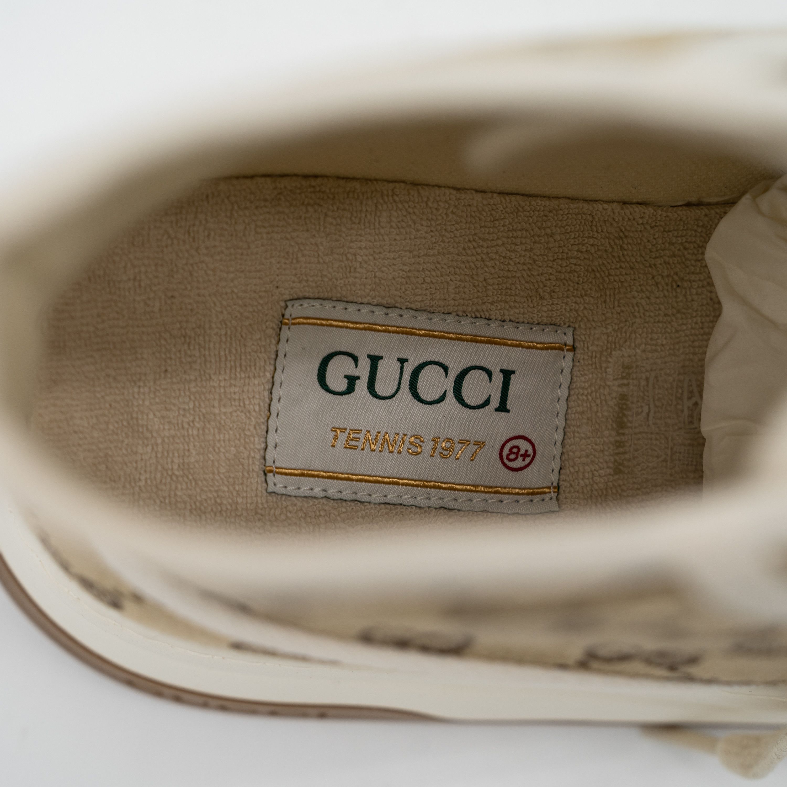 Gucci Gucci Tennis Platform GG Canvas Beige Brown Sneakers High Size US 9 / EU 42 - 10 Thumbnail