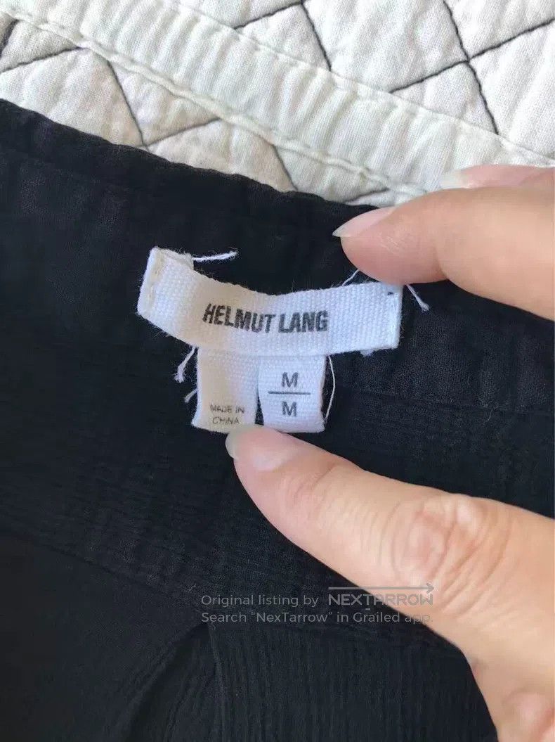 Helmut Lang HELMUT LANG Black Cotton Shirt Size M / US 6-8 / IT 42-44 - 5 Thumbnail