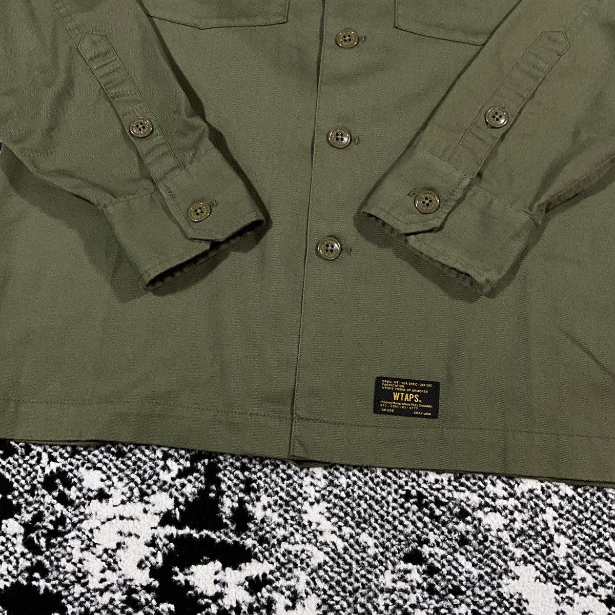 Wtaps WTAPS BUDS L/S SHIRT. COPO. SERGE 2016 ( RARE ) Size US XL / EU 56 / 4 - 4 Thumbnail