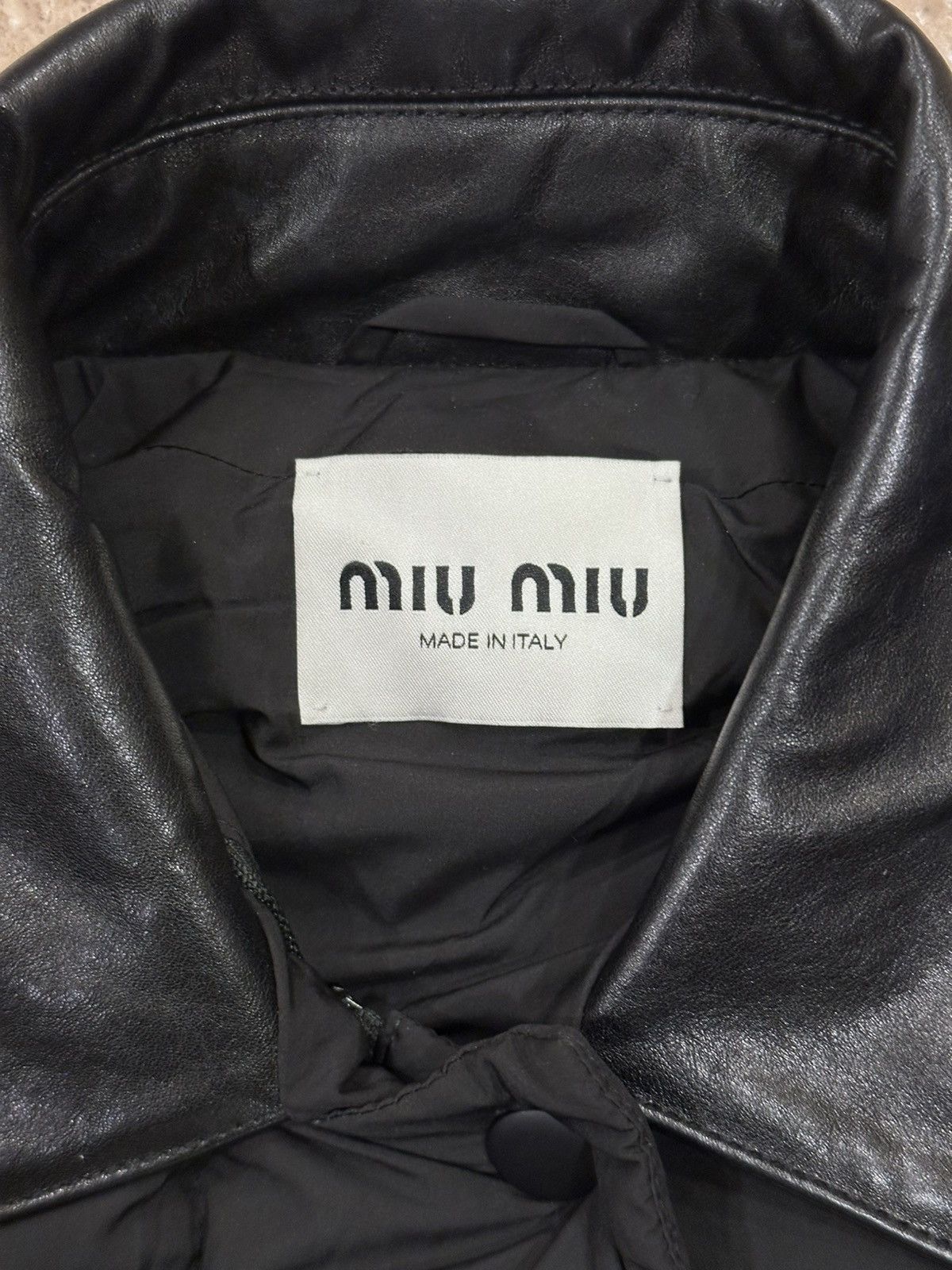 Miu Miu Miu Miu Technical Ponge Cropped Down Puffer Padded Jacket Size S / US 4 / IT 40 - 9 Thumbnail