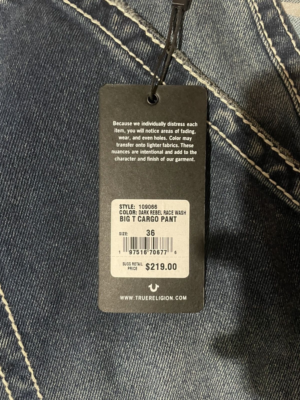True Religion Baggy True Religion Cargo Jeans Size US 36 / EU 52 - 4 Thumbnail