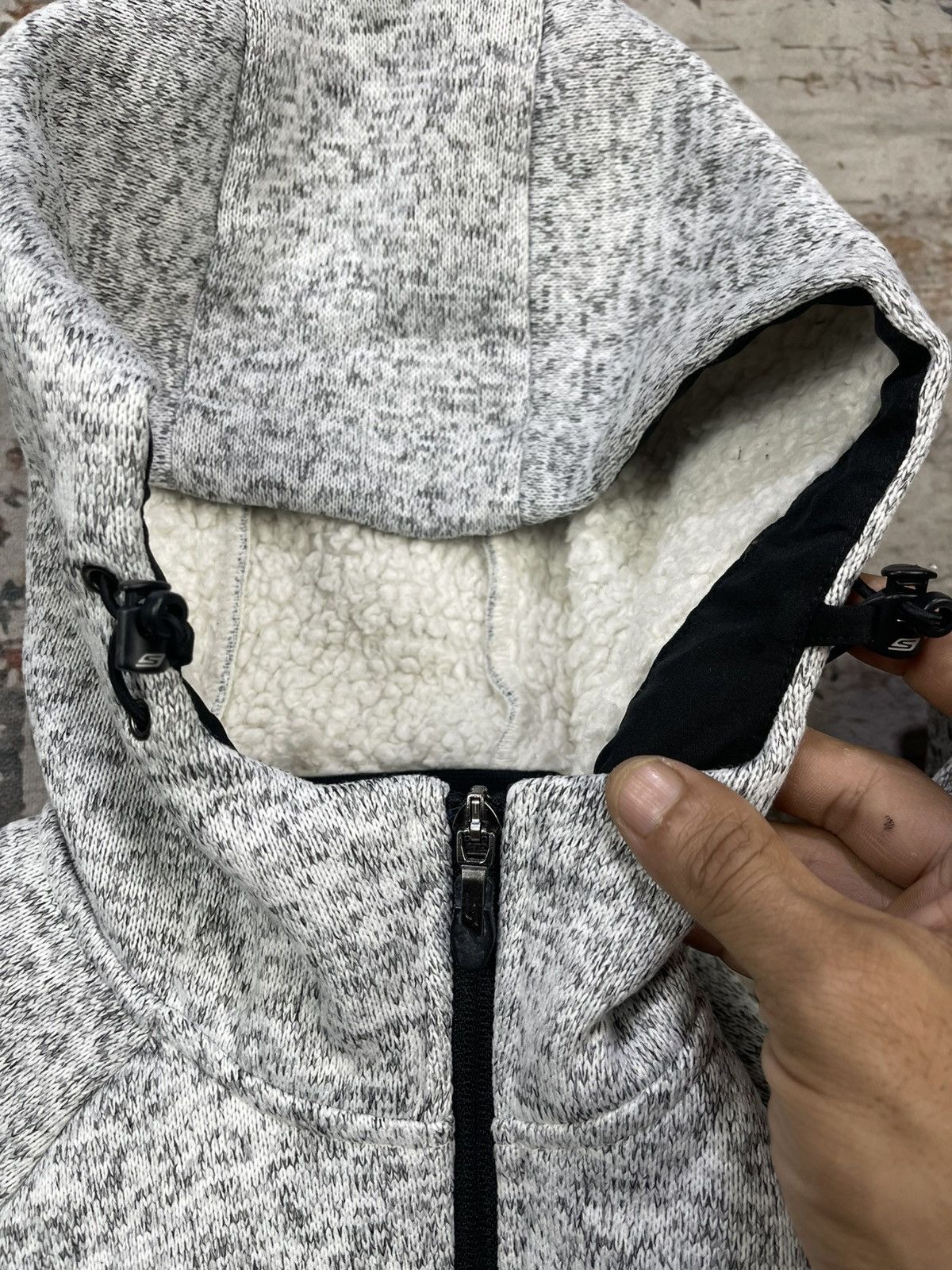 SKECHERS Skechers Sherpa Fleece Zip-Up Hoodies Size M / US 6-8 / IT 42-44 - 12 Thumbnail