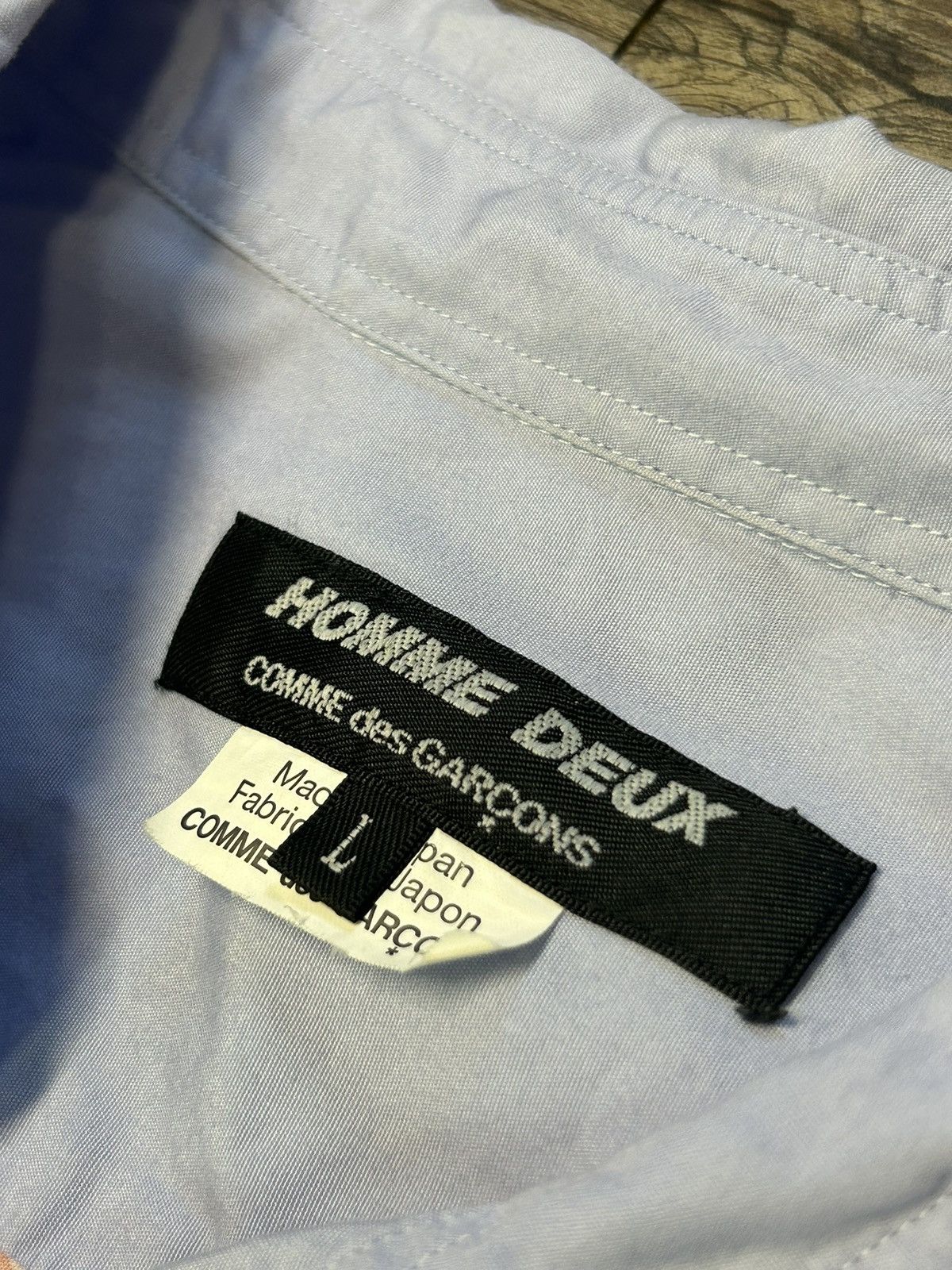 Comme des Garcons Homme Deux Comme Des Garçons Homme Deux Button Up Shirt Size US L / EU 52-54 / 3 - 3 Thumbnail