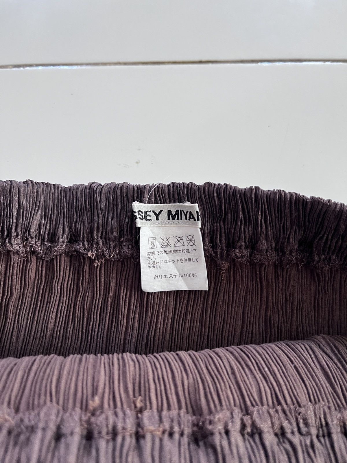 Pleats Please Issey Miyake Brown Issey miyake pleats 1990 Size 28" / US 6 / IT 42 - 5 Thumbnail