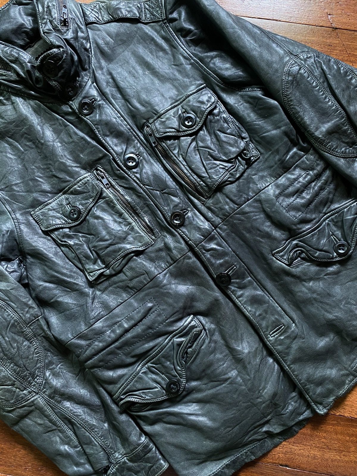 Diesel Archive Diesel Cargo Leather Jacket Size US S / EU 44-46 / 1 - 3 Thumbnail