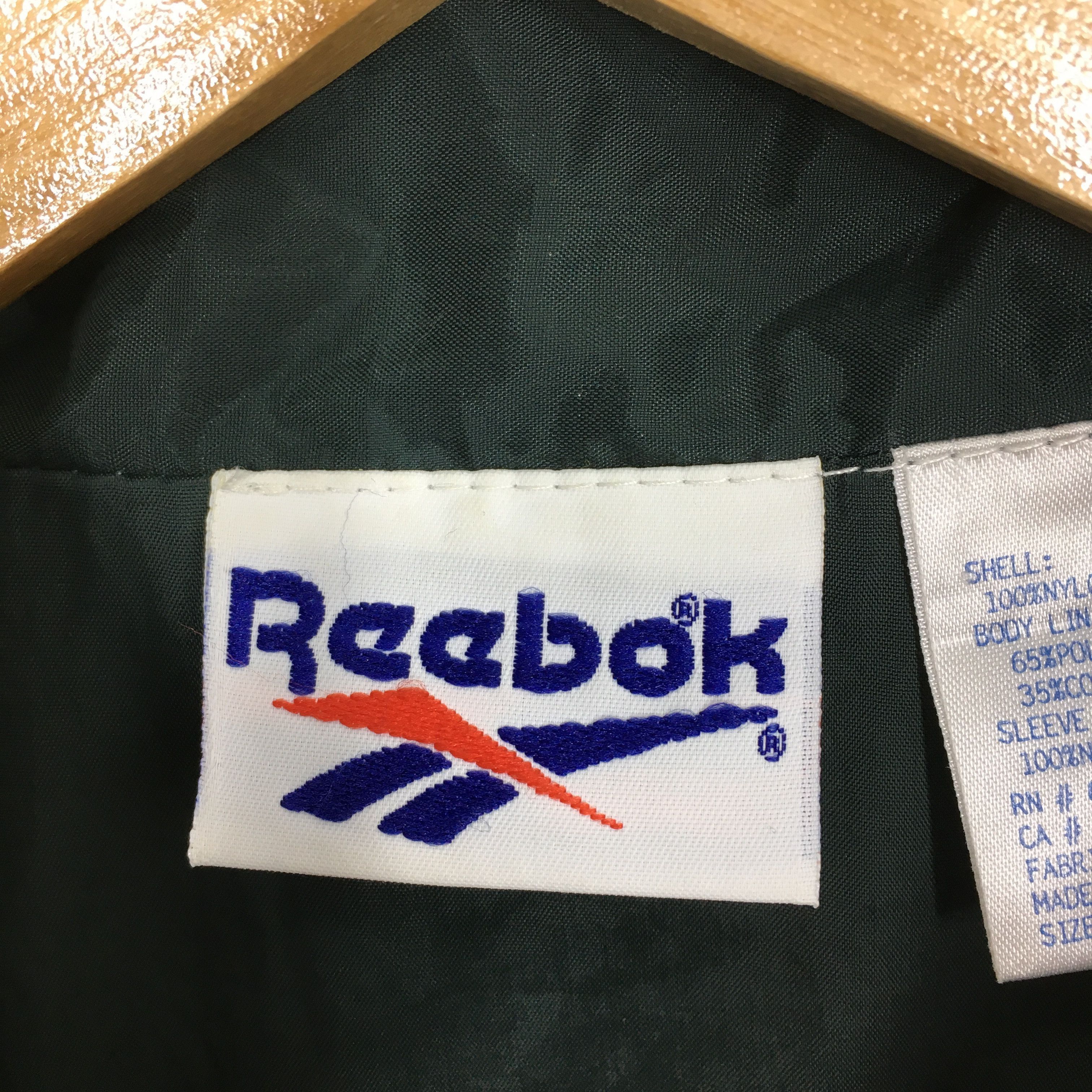 Reebok Vintage 90s Reebok Sports Windbreaker Green Jacket Large Size US L / EU 52-54 / 3 - 6 Thumbnail