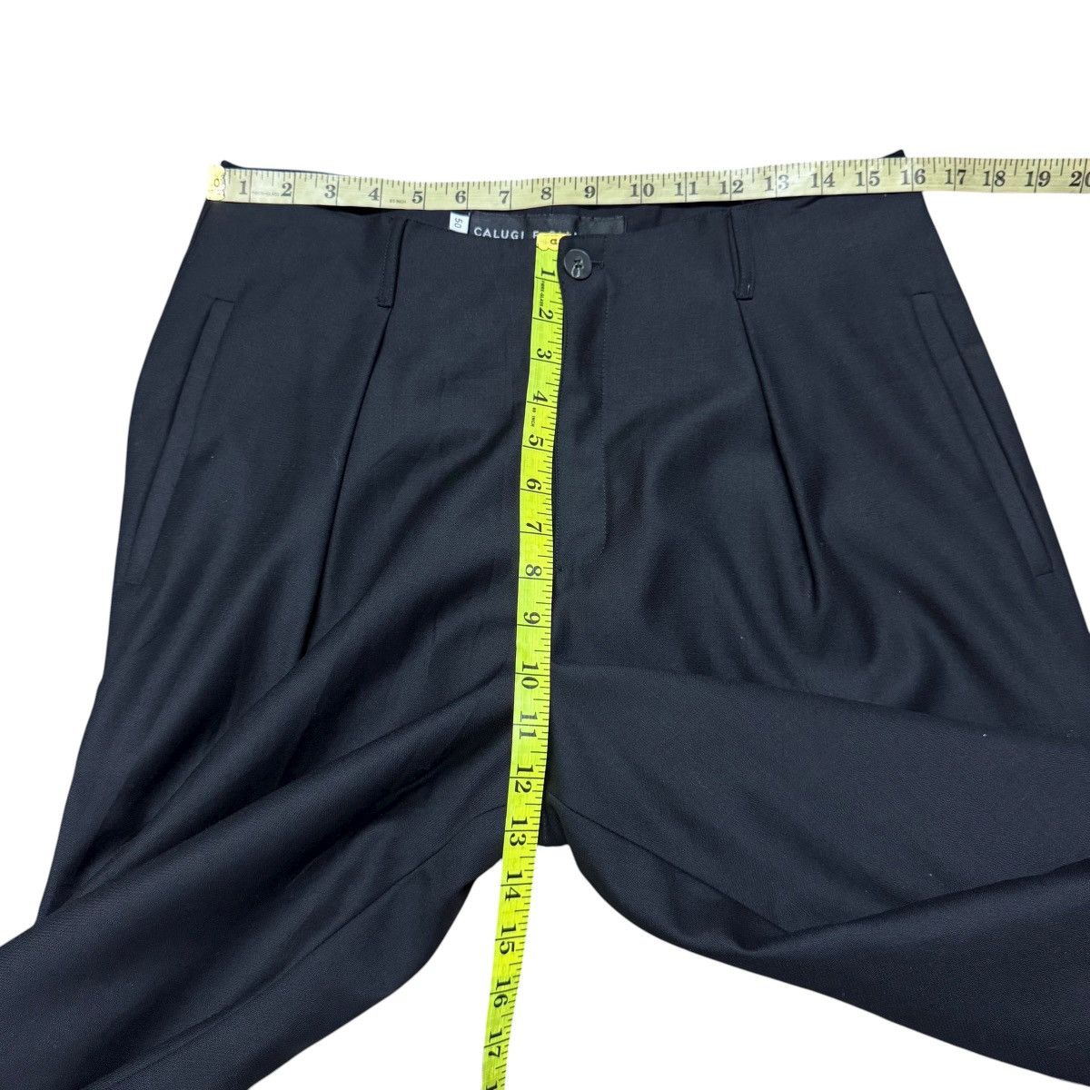 Calugi e Gianelli Calugi E Giannelli Black Wool Baggy Pants Size US 32 / EU 48 - 11 Thumbnail