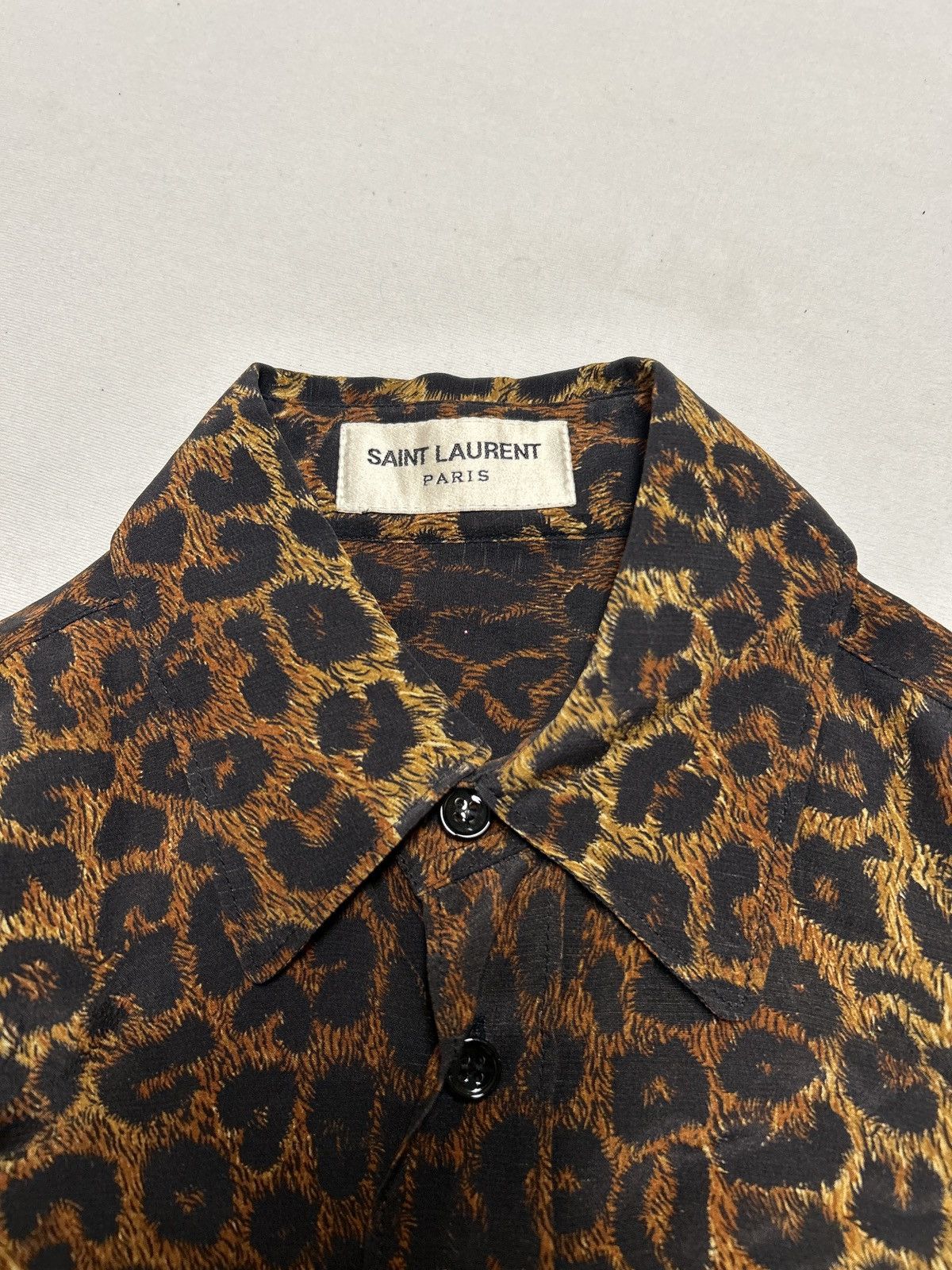 Saint Laurent Paris SS2015 1/1 Sample Leopard “Babycat” Shirt Size US XS / EU 42 / 0 - 3 Thumbnail